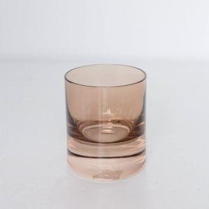Estelle Rocks Glass | Amber Smoke