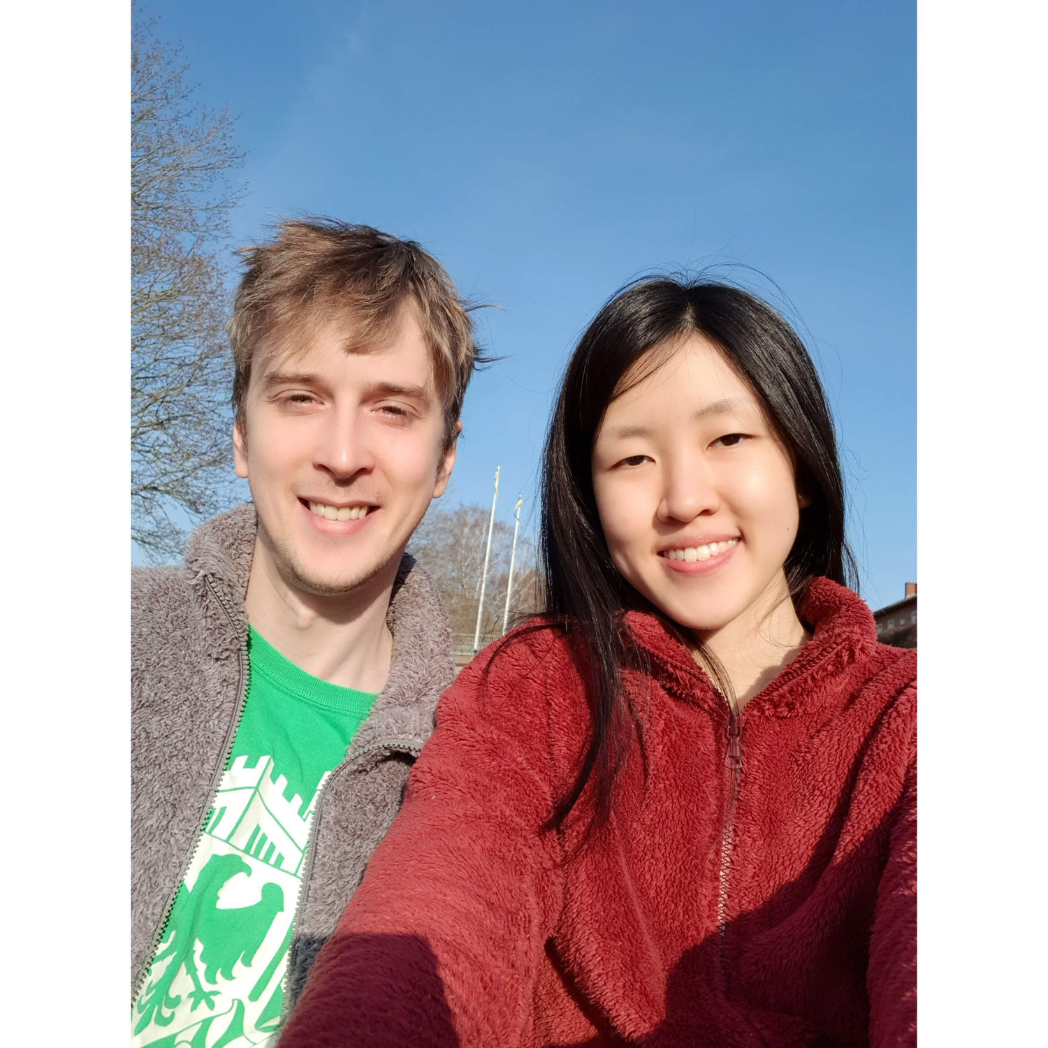 2021: lovebirds reunited after covid in Sweden