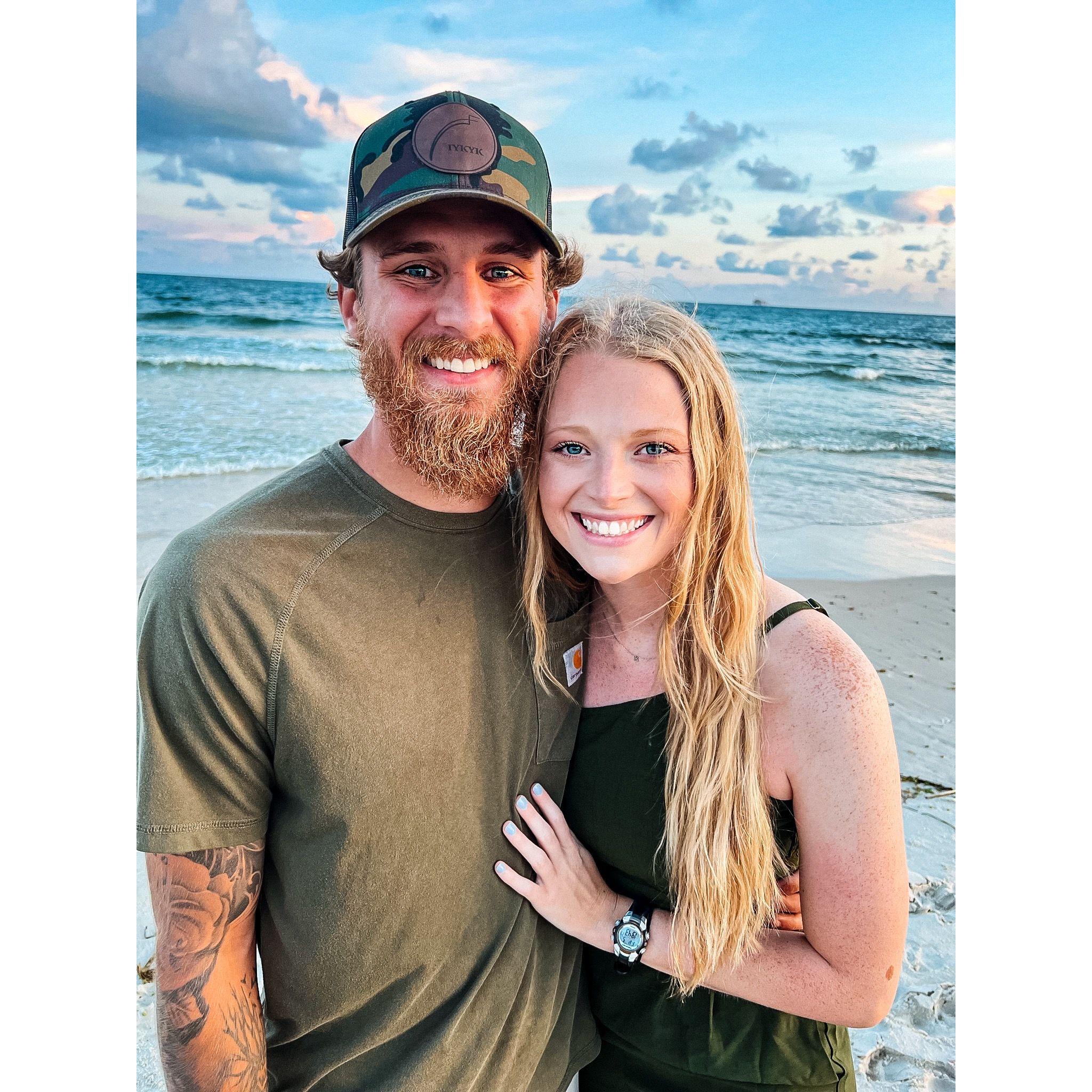 My first family beach trip with Kolton's family.