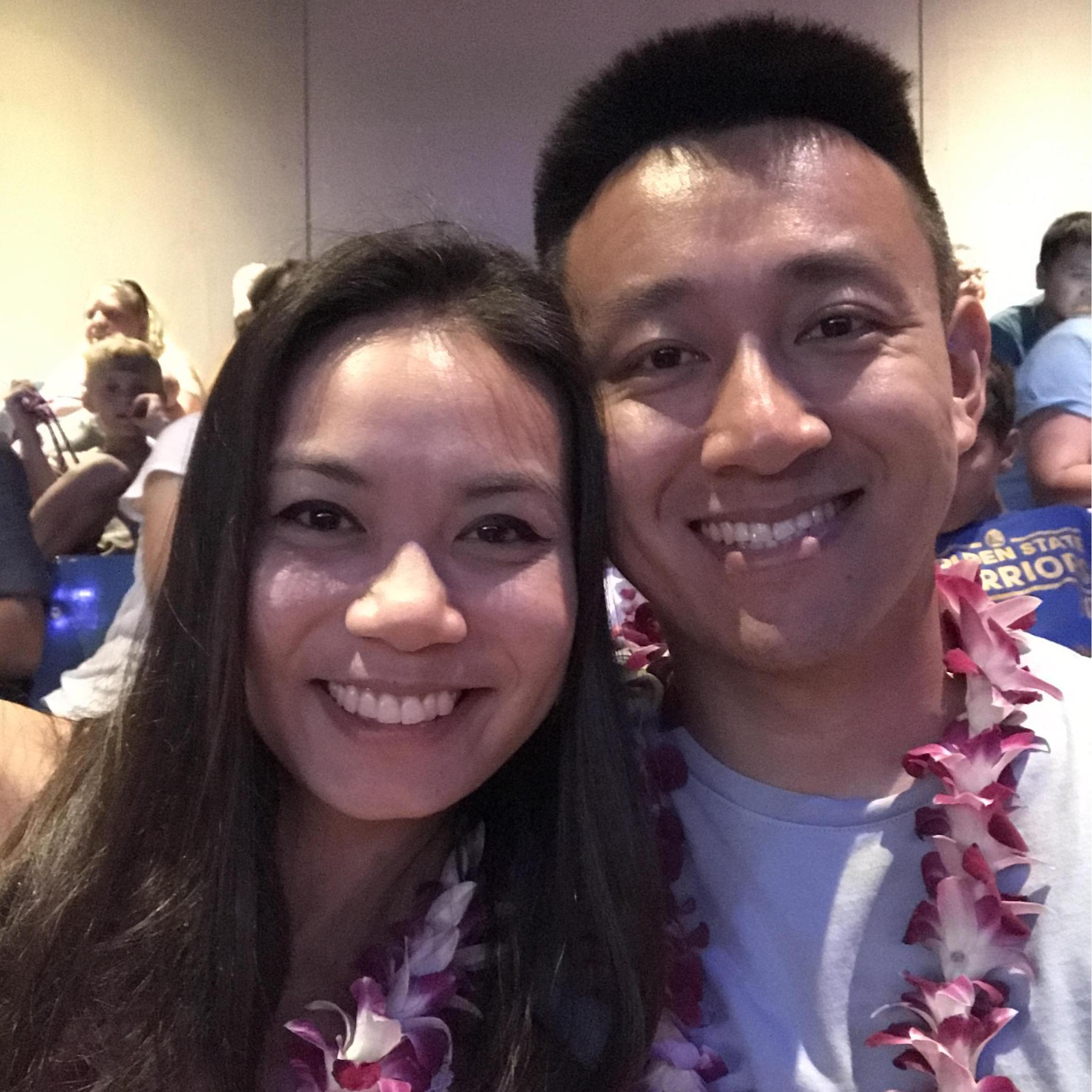 Their first trip to Hawaii. They got lost kayaking after chasing a sea turtle and got so sunburnt that it took months to heal. Darn you cute turtles. (Pardon George's army haircut from Arizona lmao).