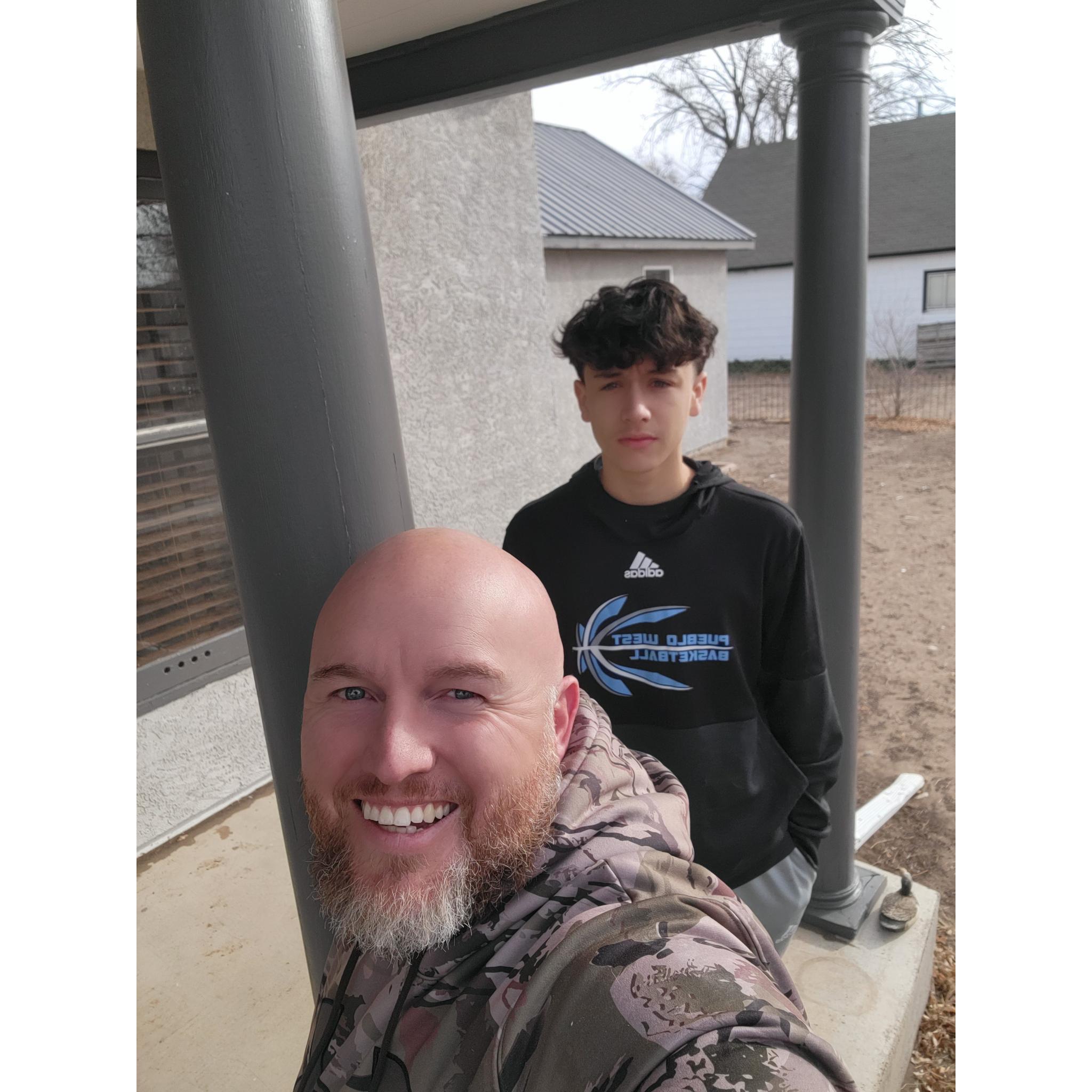 Bub helping with a moving day.