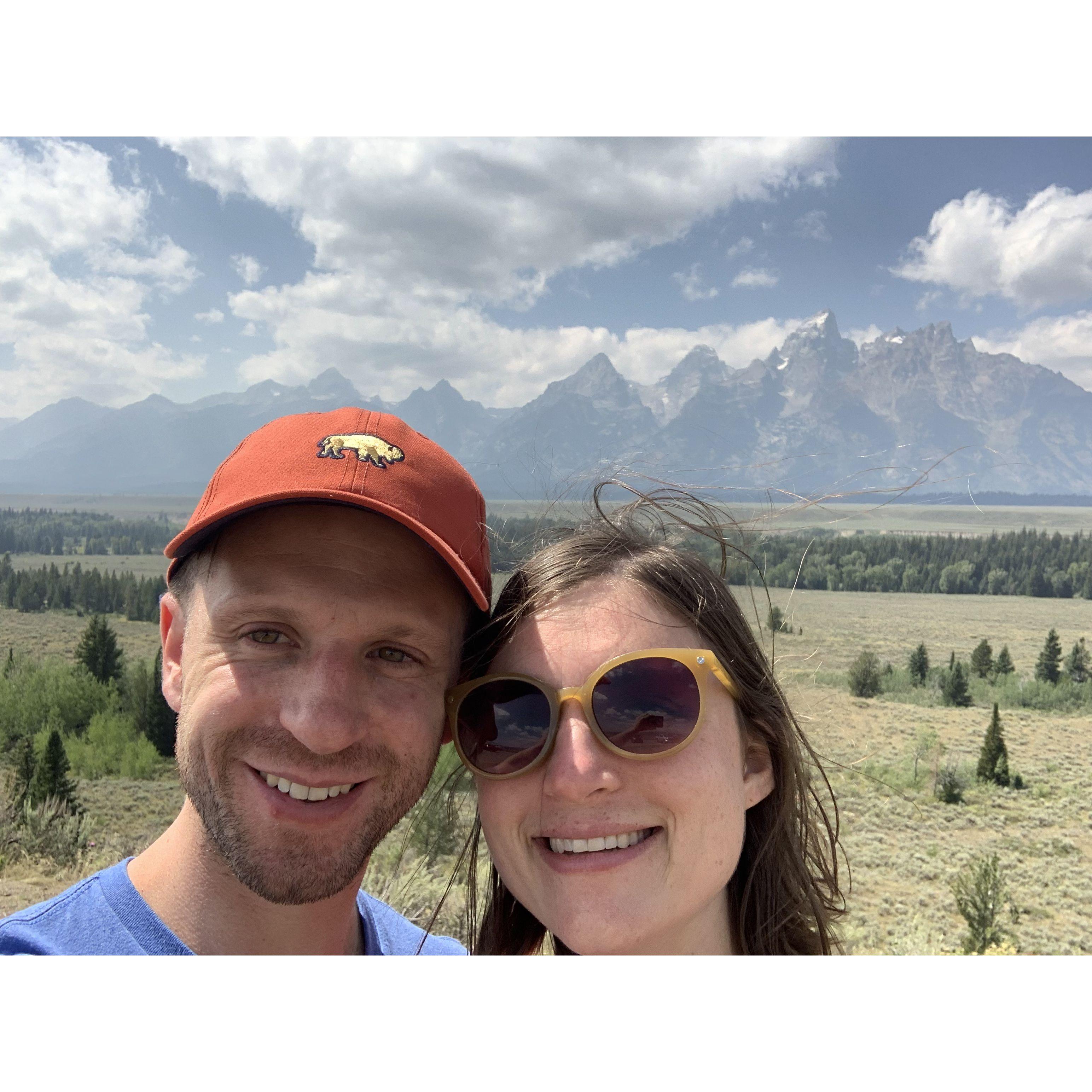 Us at Grand Tetons National Park