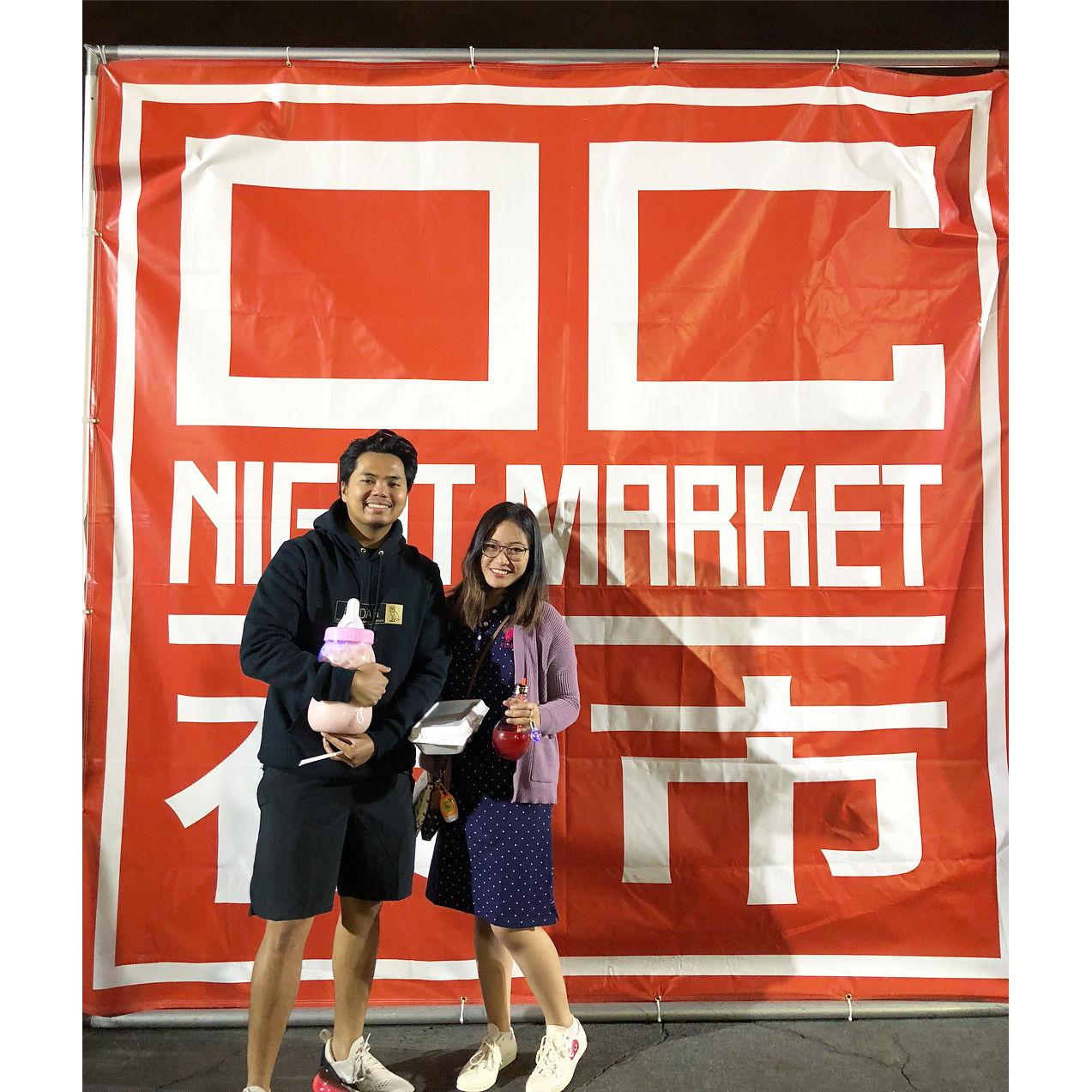 Pigging-out dates at the night market lol