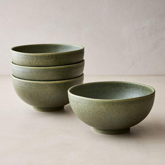 Aaron Probyn Kanto Ramen Bowl, Green, Set of 4