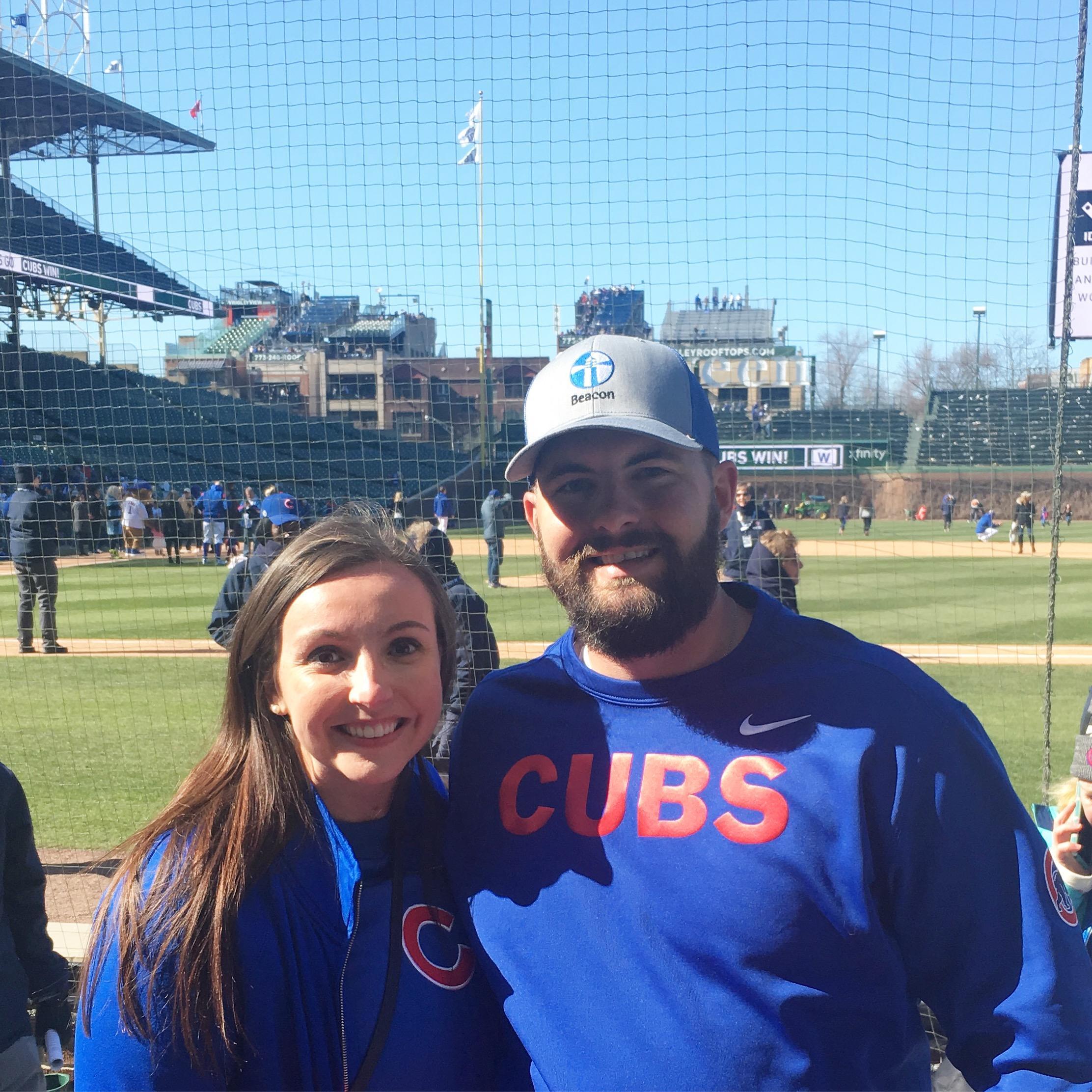 Our first baseball game!