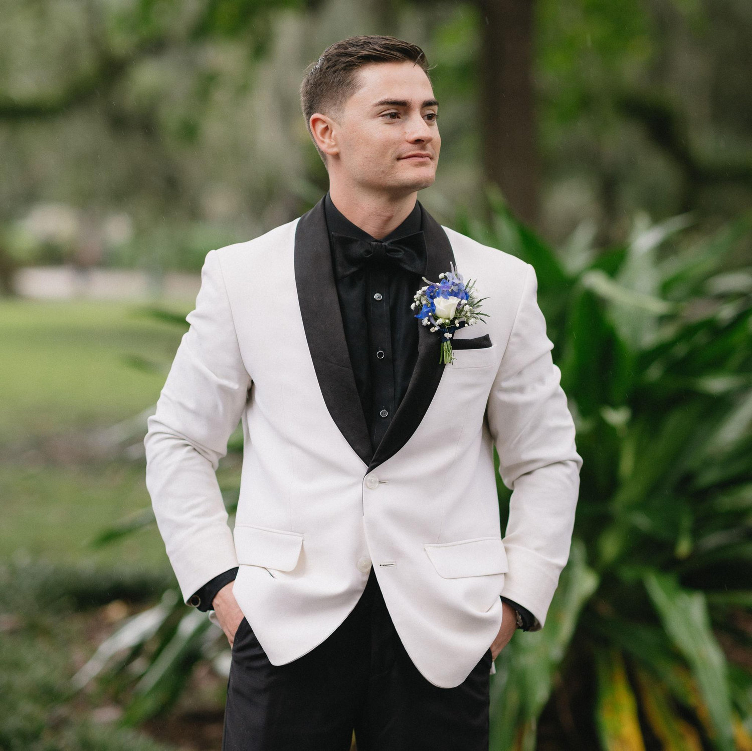 Handsome groom