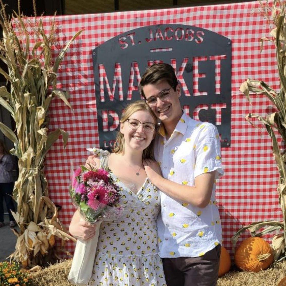 St. Jacob's farmers market (after getting a massive cheese haul)