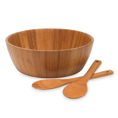 3-Piece Wooden Salad Serving Set