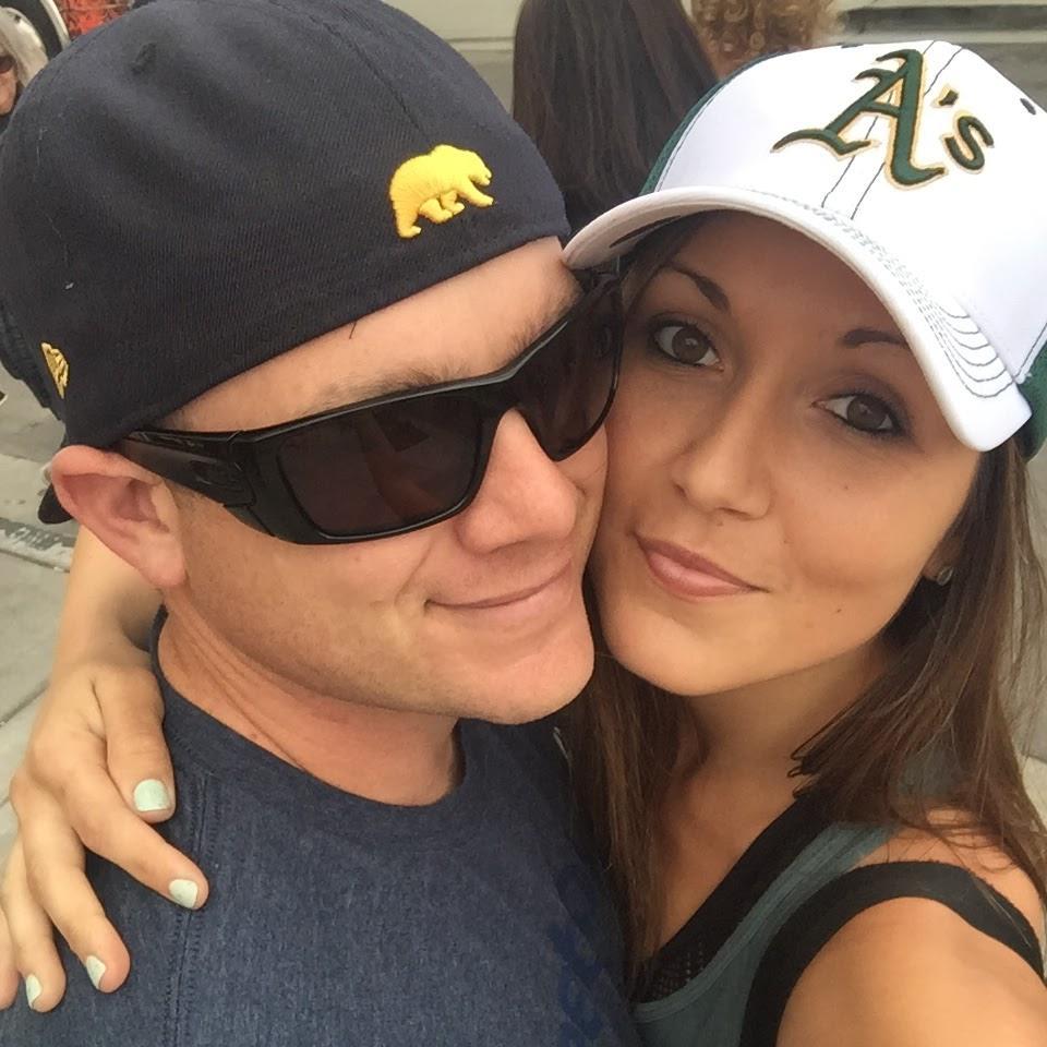 Supporting my babe's Oakland A's!