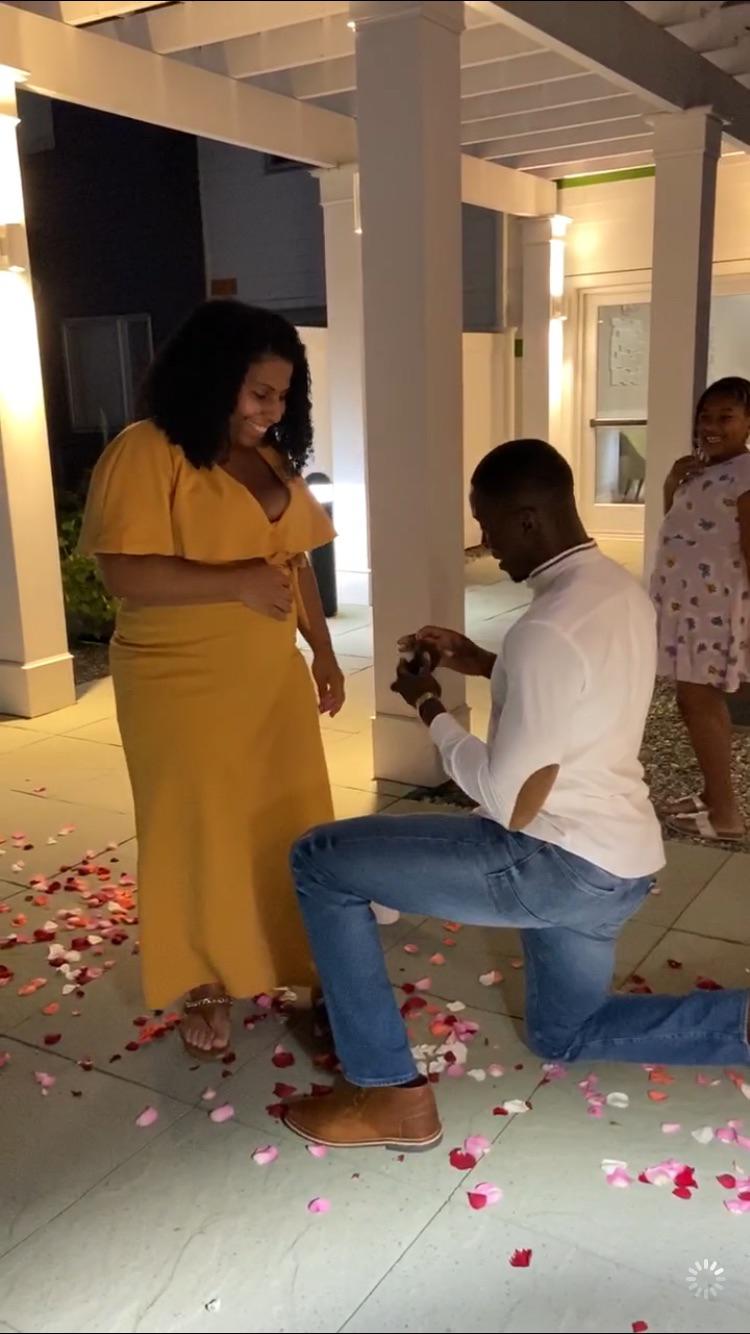 The day he put a ring on it!