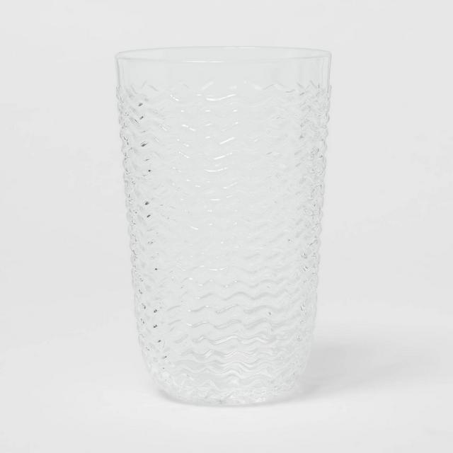 19oz Plastic Wave Texture Tall Tumbler - Opalhouse™