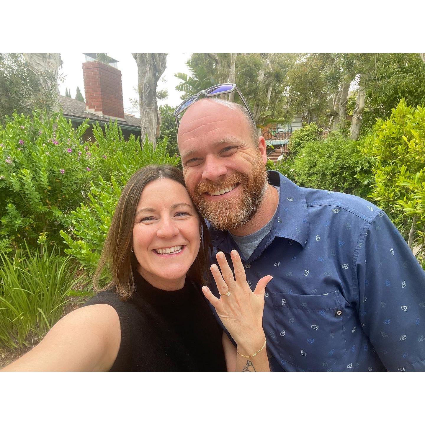 She said YES!