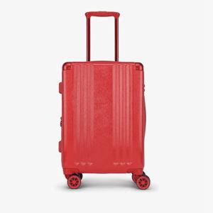 Ambeur Carry-On Luggage in Metallic Red