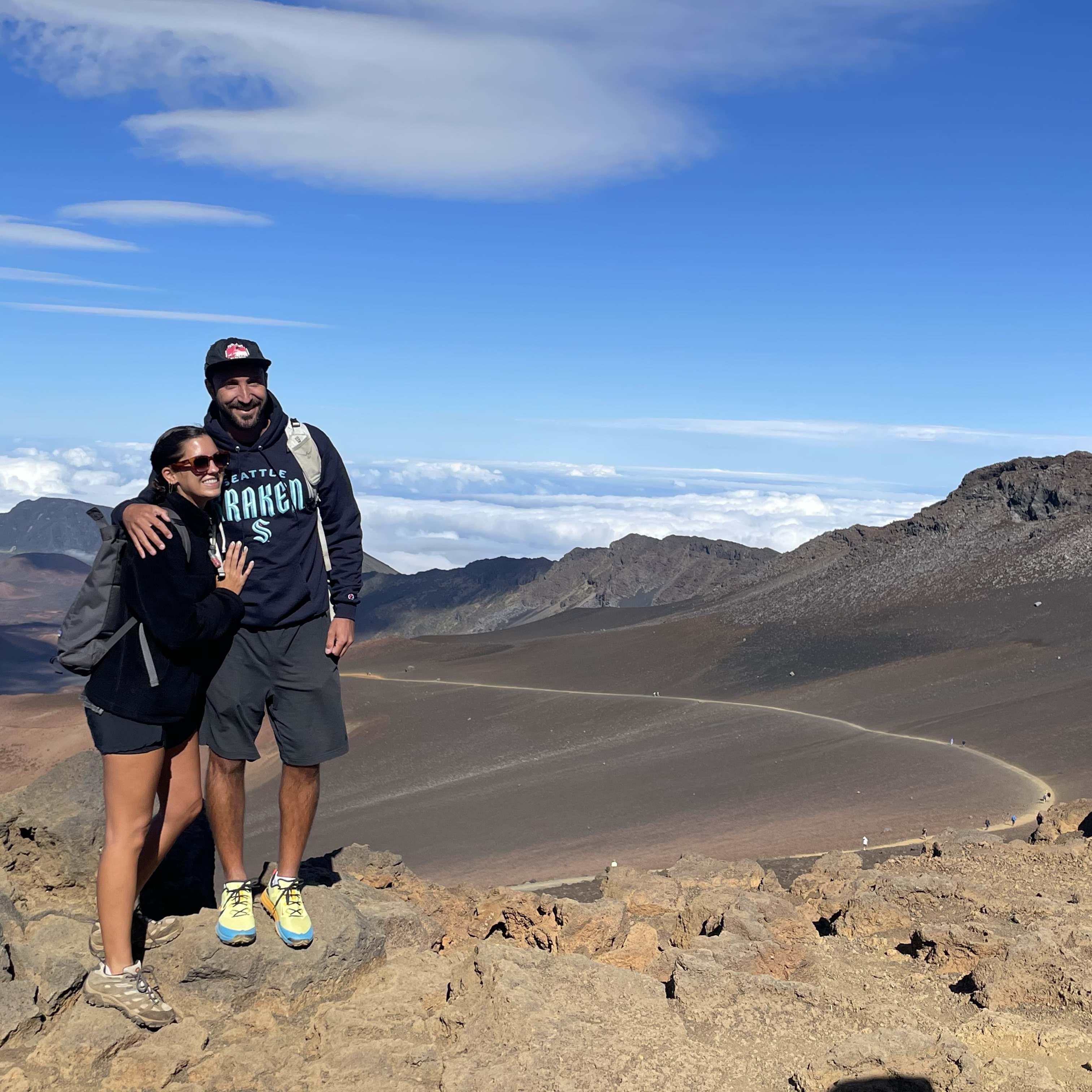 Hiking on Mt Haleakalā!
