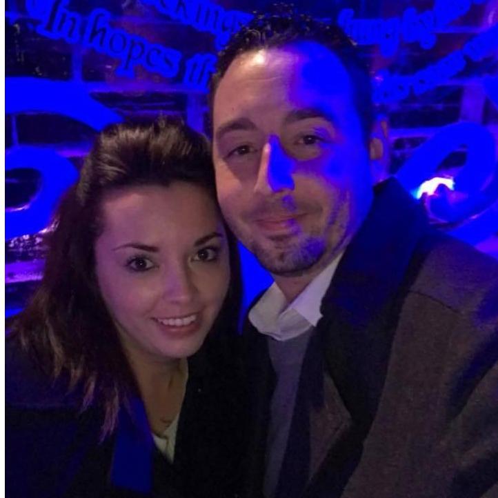 Our 3rd date- ICE! at the Gaylord Texan