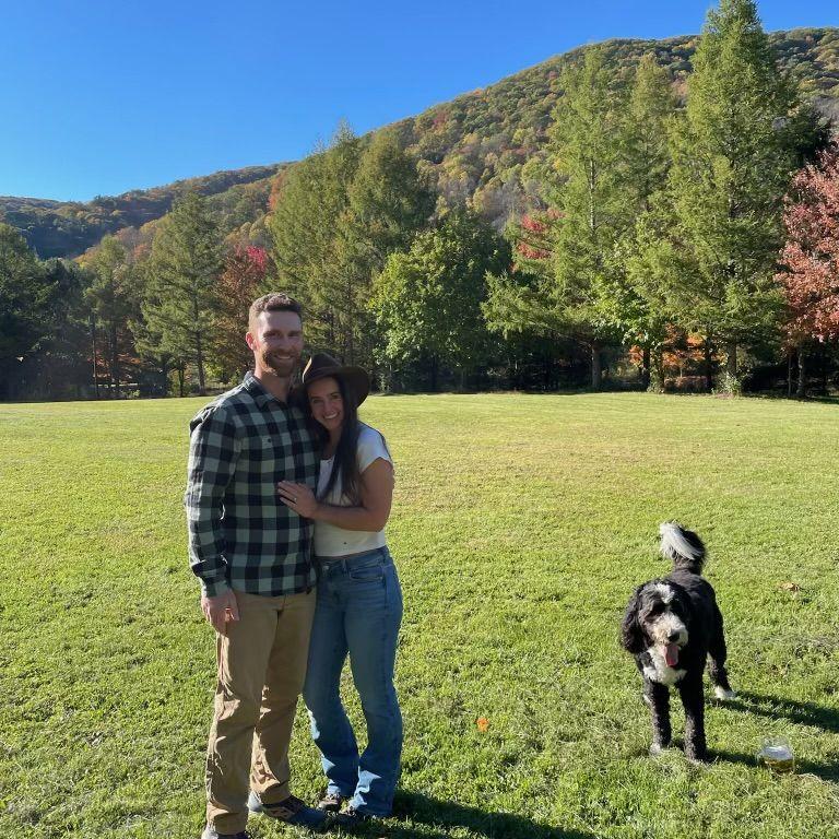 The day we got engaged up at our favorite place in God’s Country