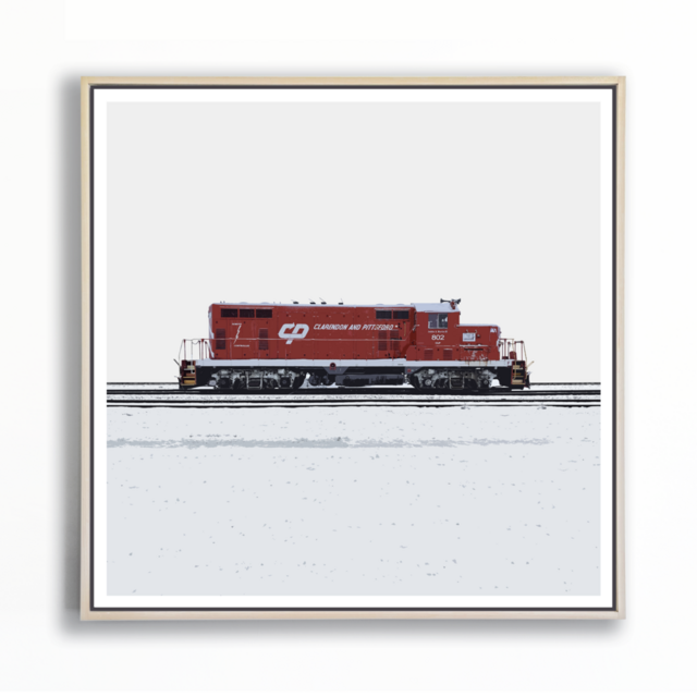 CHUG - Vermont Artist rendition of a vtr engine
