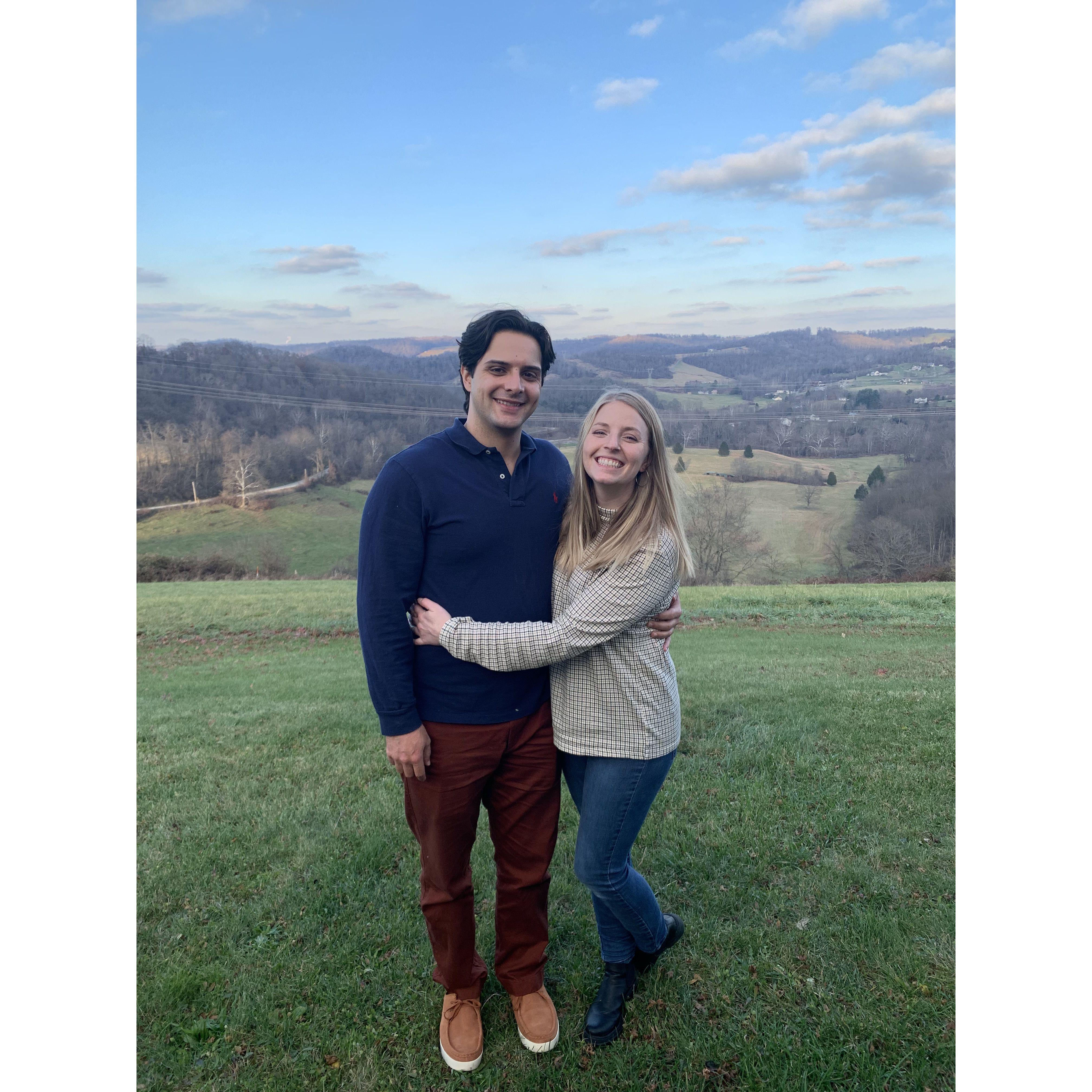 Kayla got to go to a Scherer Thanksgiving up at the farm in WV!