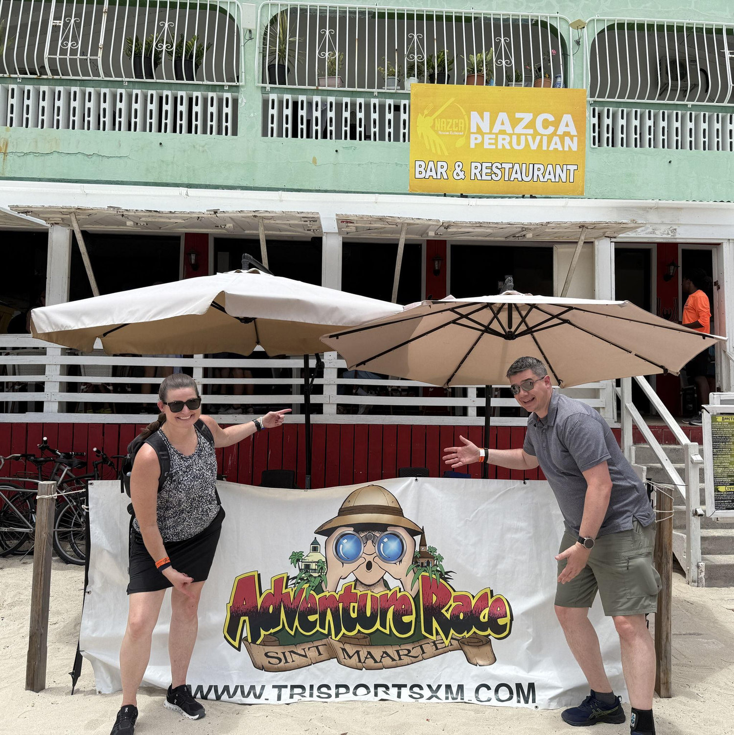 Had a blast competing in a spin off excursion in St. Maarten of one of our favorite shows - The Amazing Race!