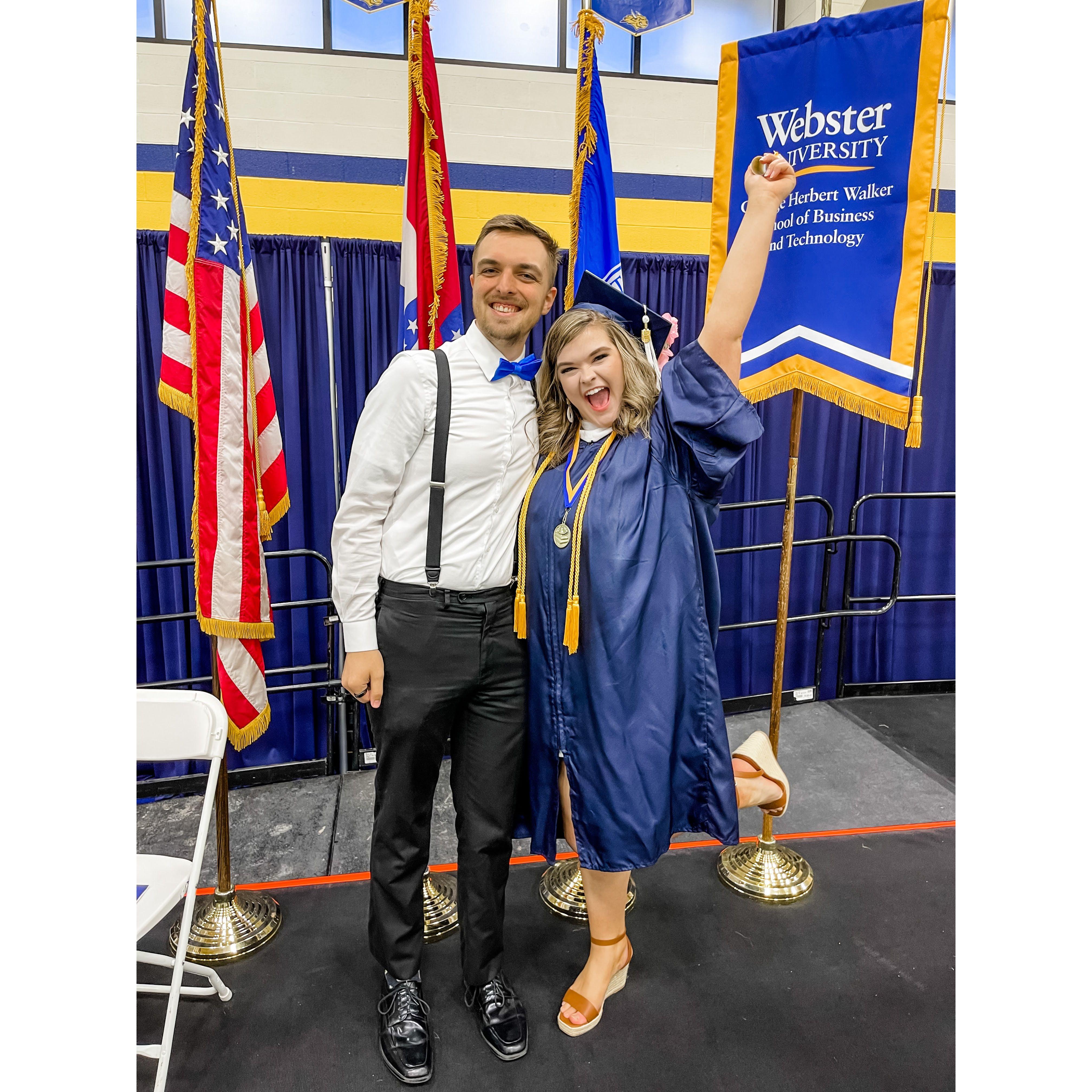My graduation makeup day!