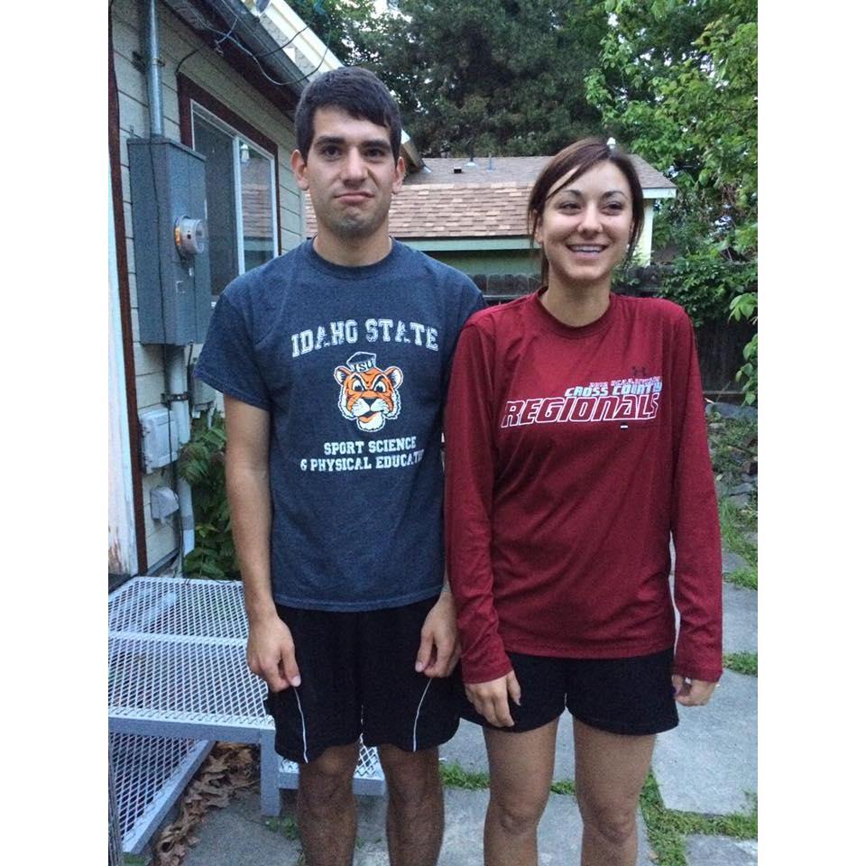 Our second date- a run and a bratwurst. 2015.