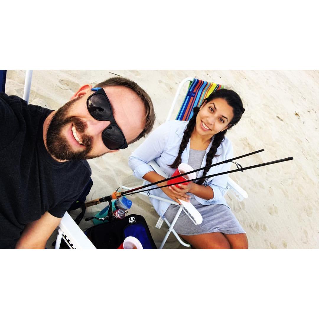 fishing, beer, and the beach. three of our favorite things!