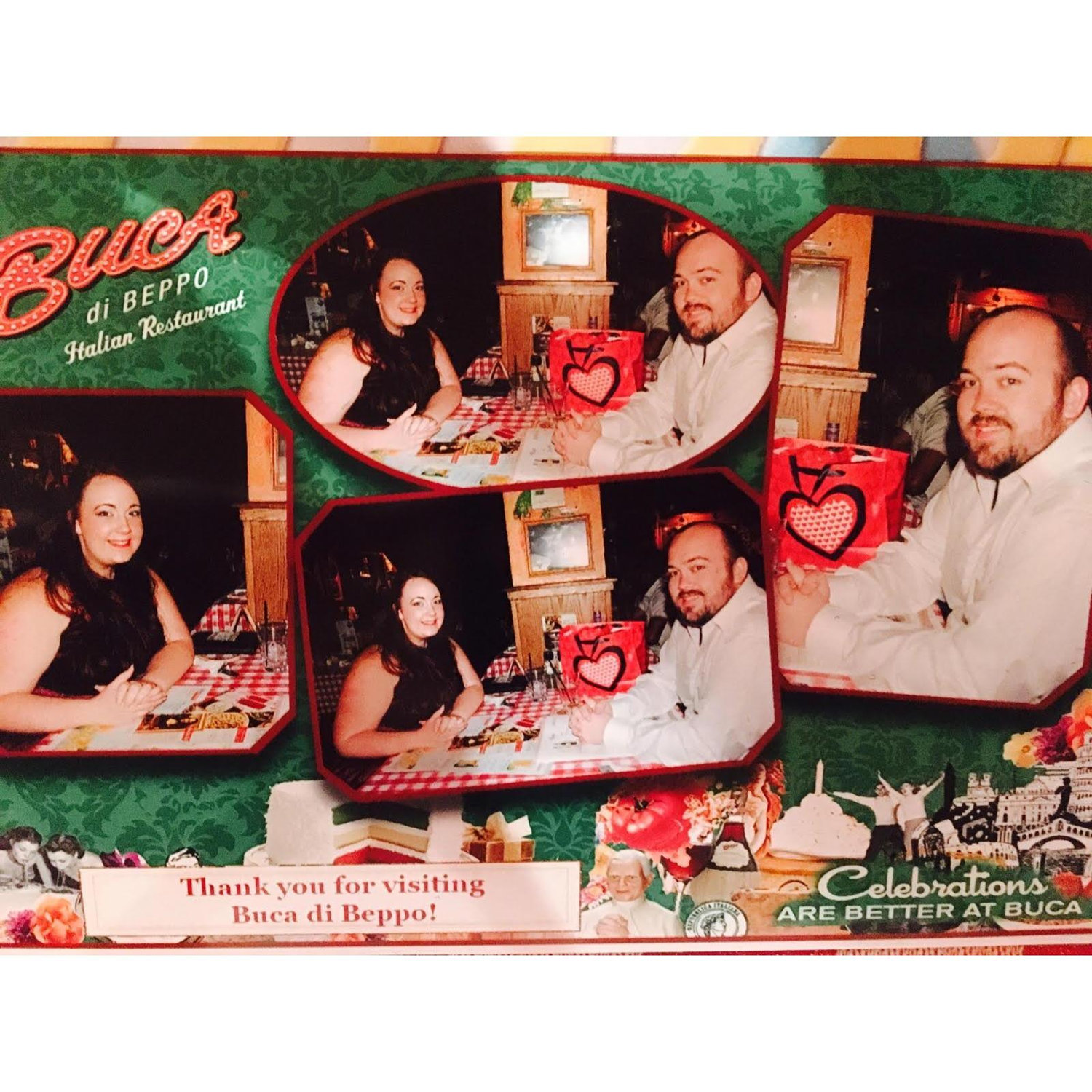 Our first Valentine's Day.