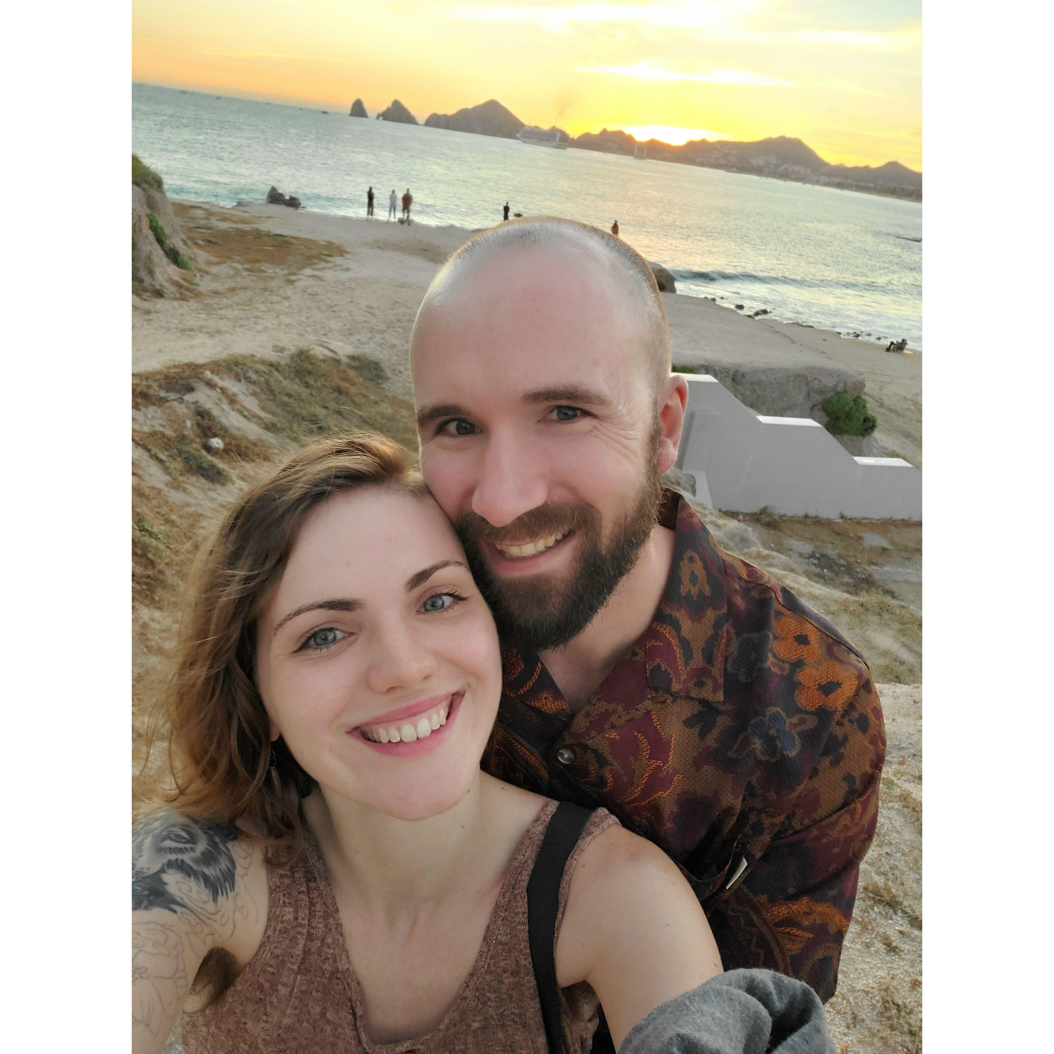 Having fun on New Year's in Baja