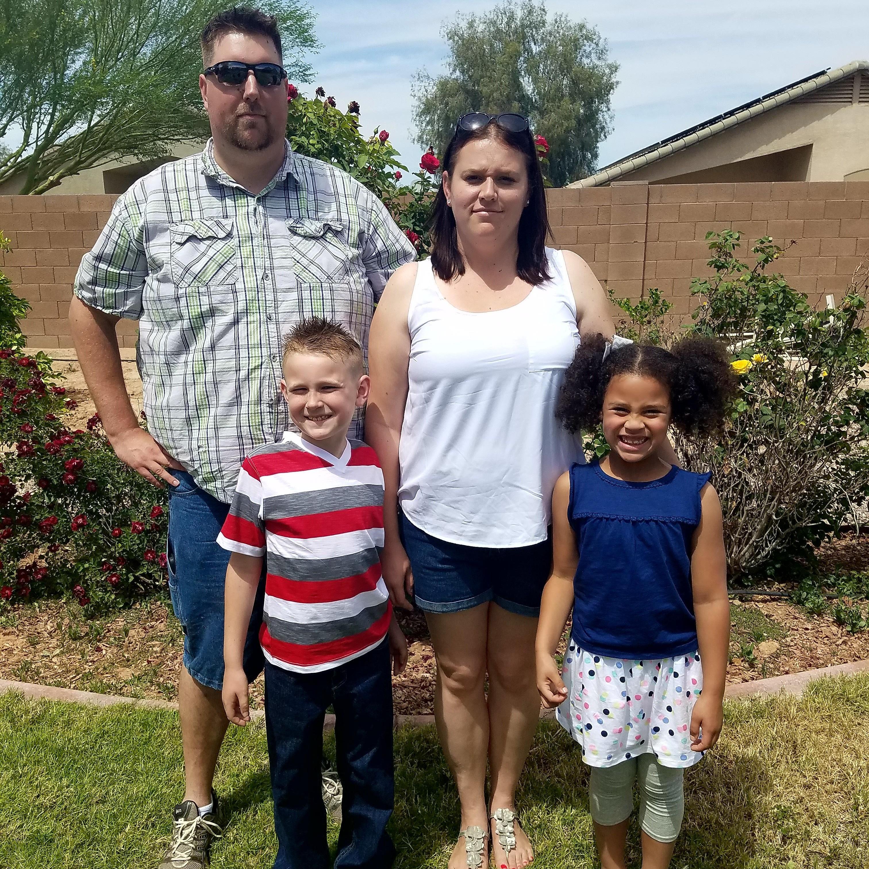 Family photo Easter 2017