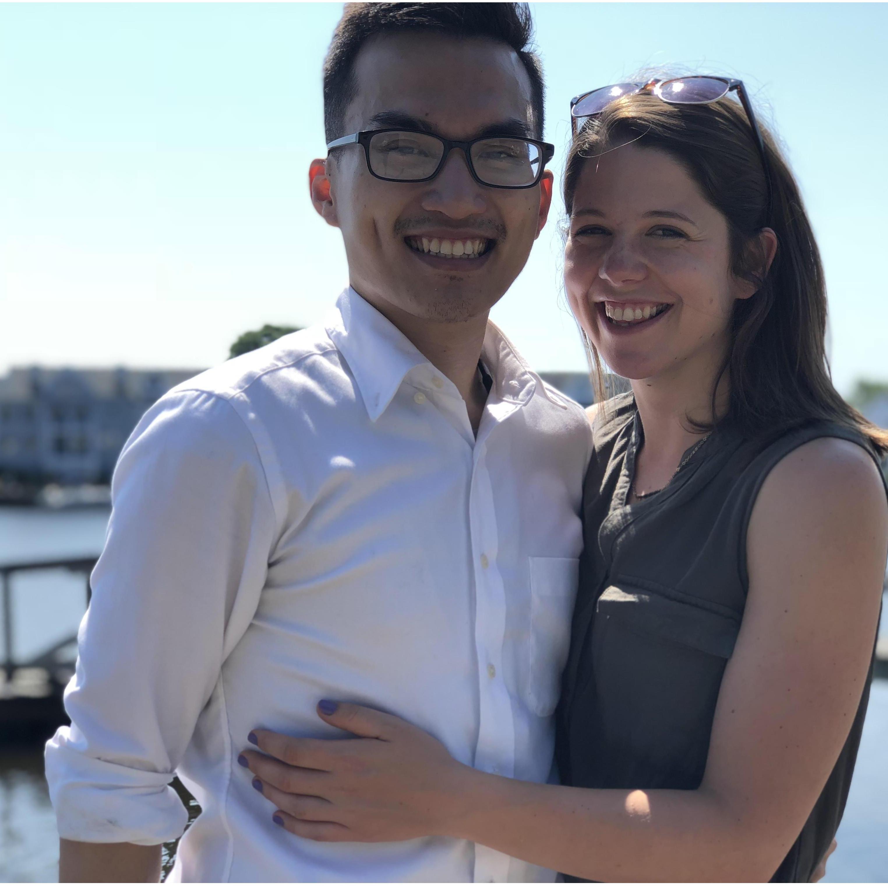 Stacie kidnapped Hoang for an adventure in New England after his Step 1