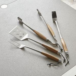 Schmidt Brothers ® 4-Piece Bonded Teak Barbecue Tool Set