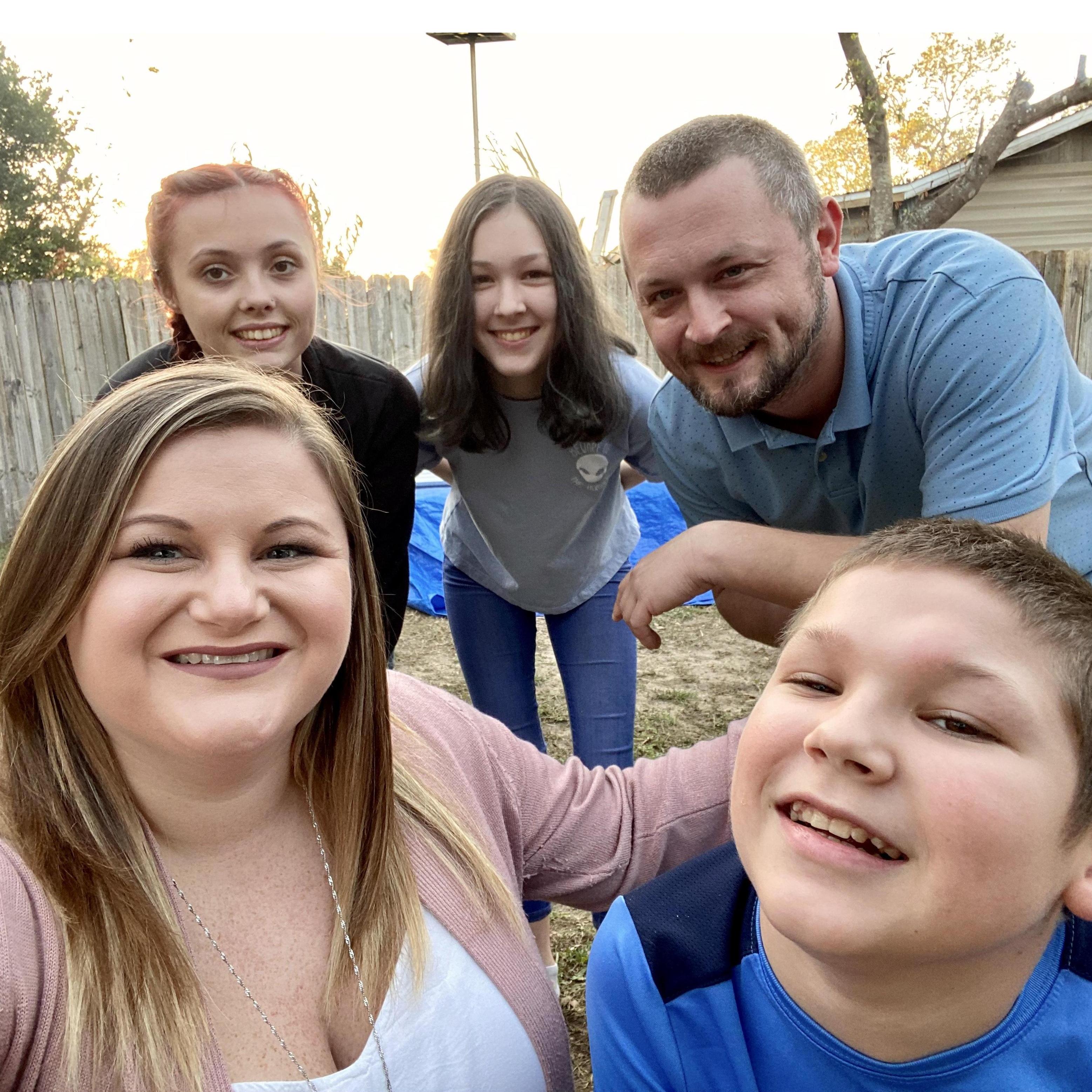 Our little family!!! (Alisha, Addison, Erin, Anthony, and myself)