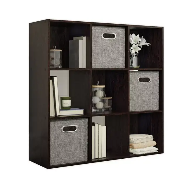 Simply Essential™ 9-Cube Organizer in Espresso