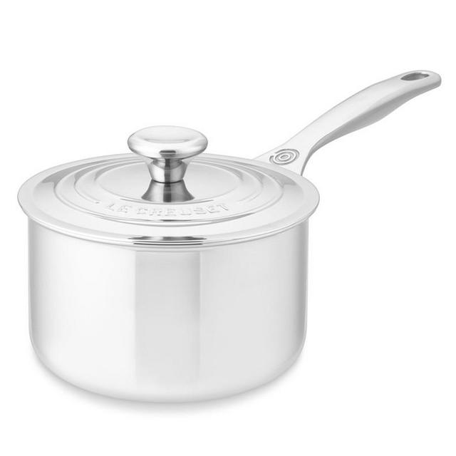 Le Creuset Stainless-Steel Saucepan, 2-Qt.