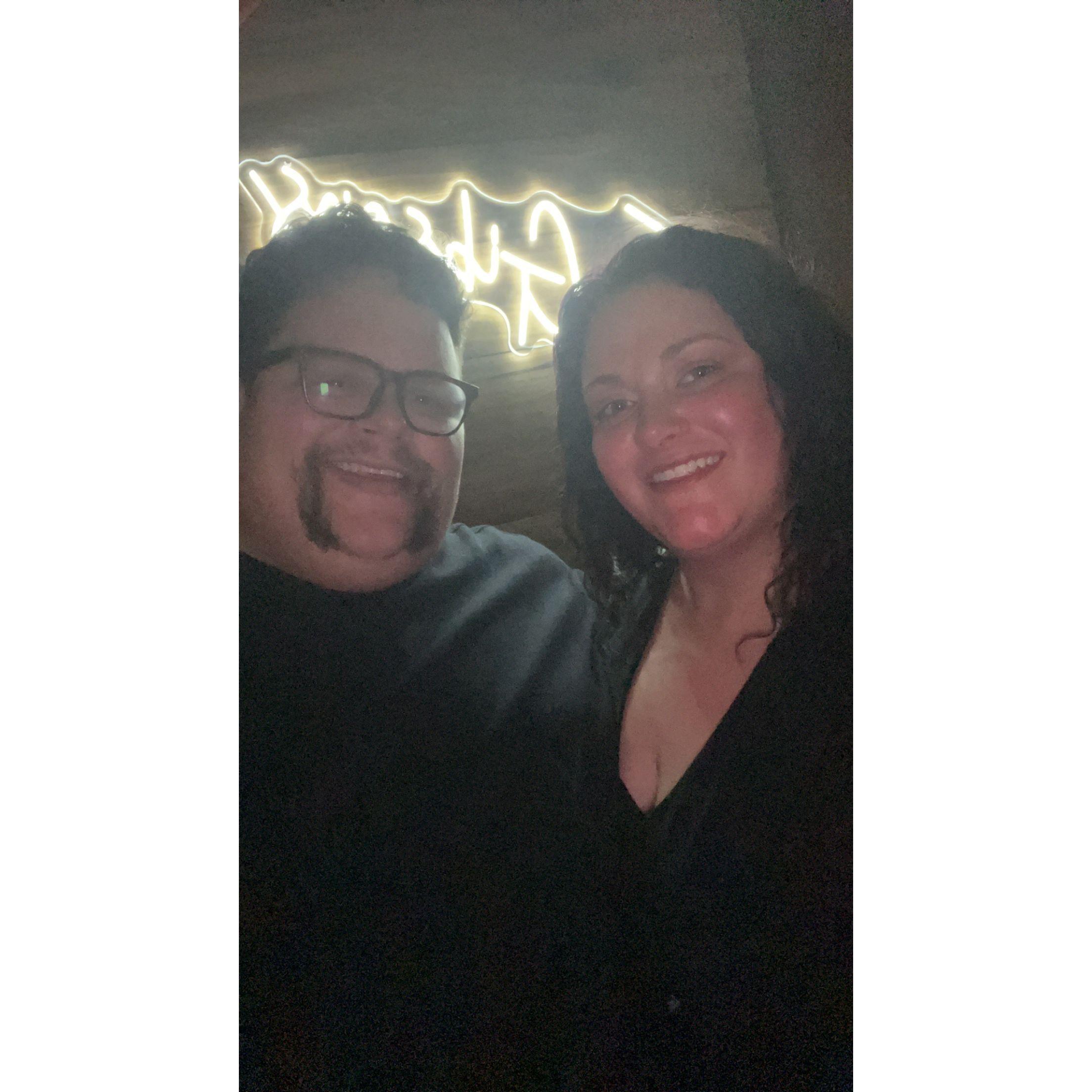 Celebrating our friends getting married!