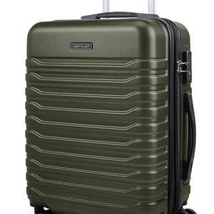 LIGHT FLIGHT Expandable Carry On Luggage 22x14x9 Airline Approved with Double Spinner Wheels, 20 Inch Lightweight Hard Shell Rolling Suitcases with TSA Lock, Olive