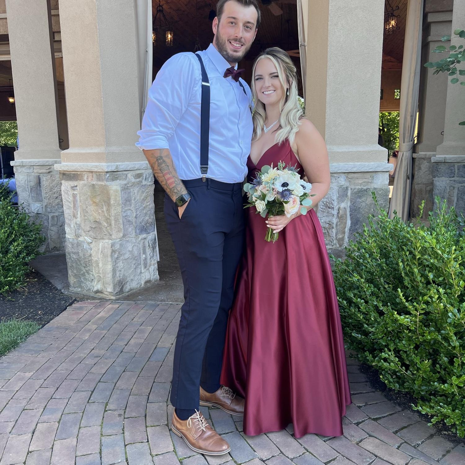 First date getting all dressed up. We clean up nicely!