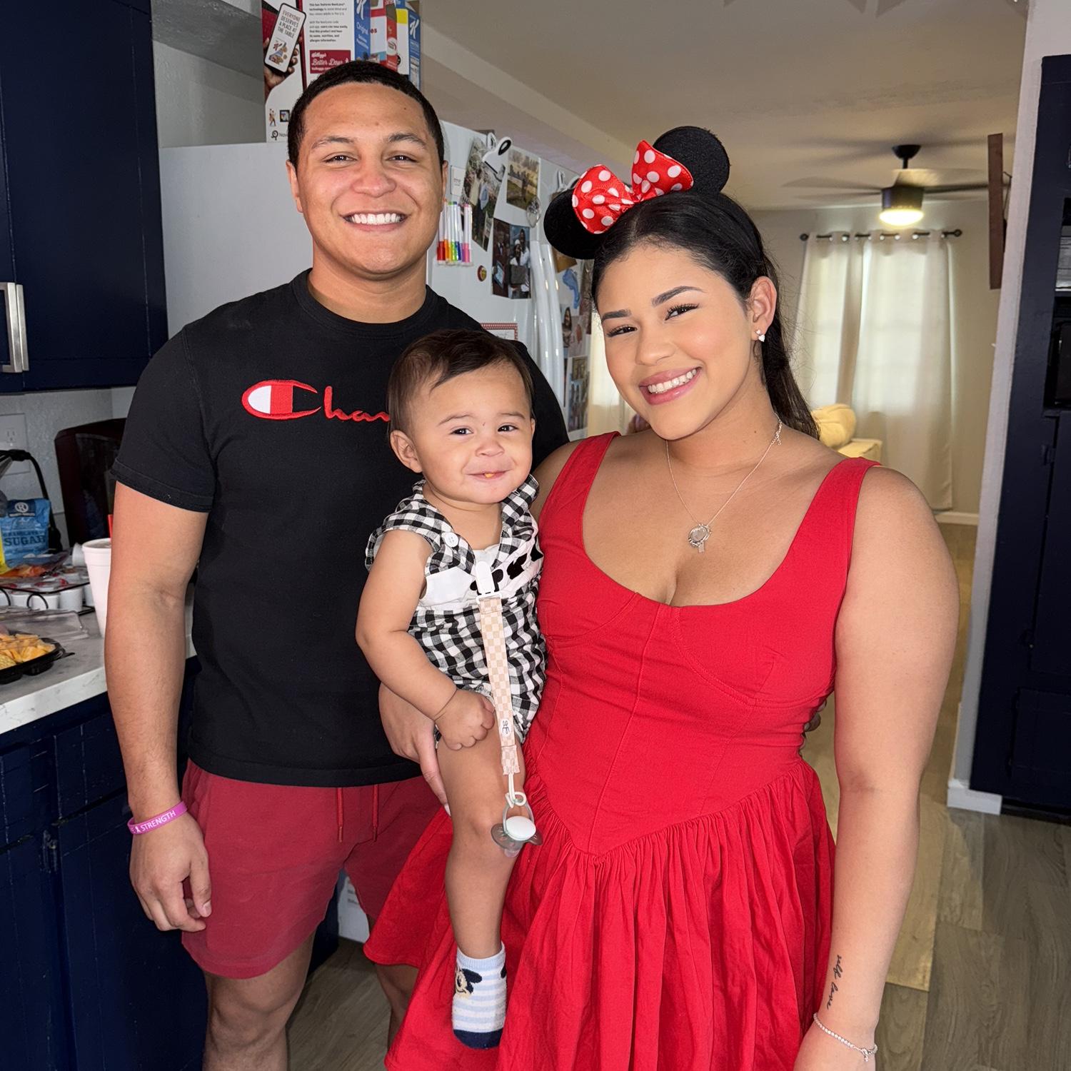 Us celebrating our son’s first birthday 🎉🎂