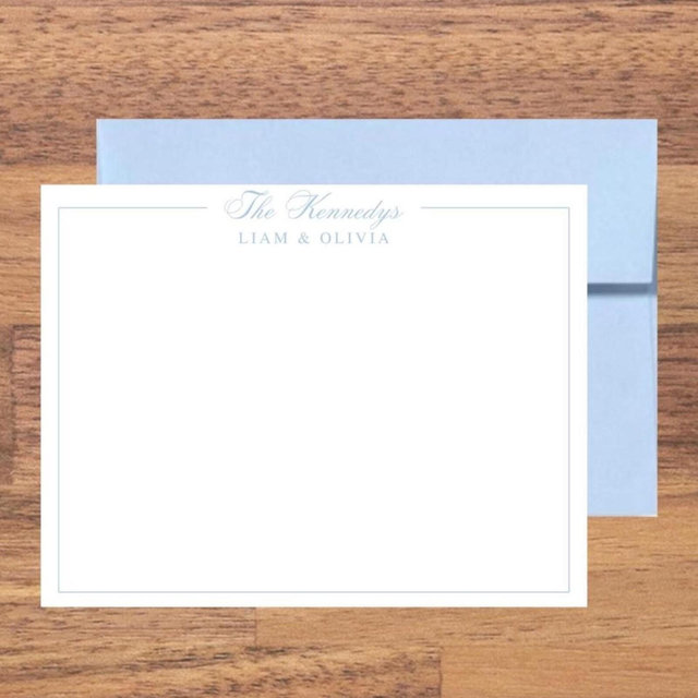 Personalized Couples Stationary, Couples Name Notecard Set, Wedding Stationery Monogram Note Cards, Engagement Gift, Anniversary Present