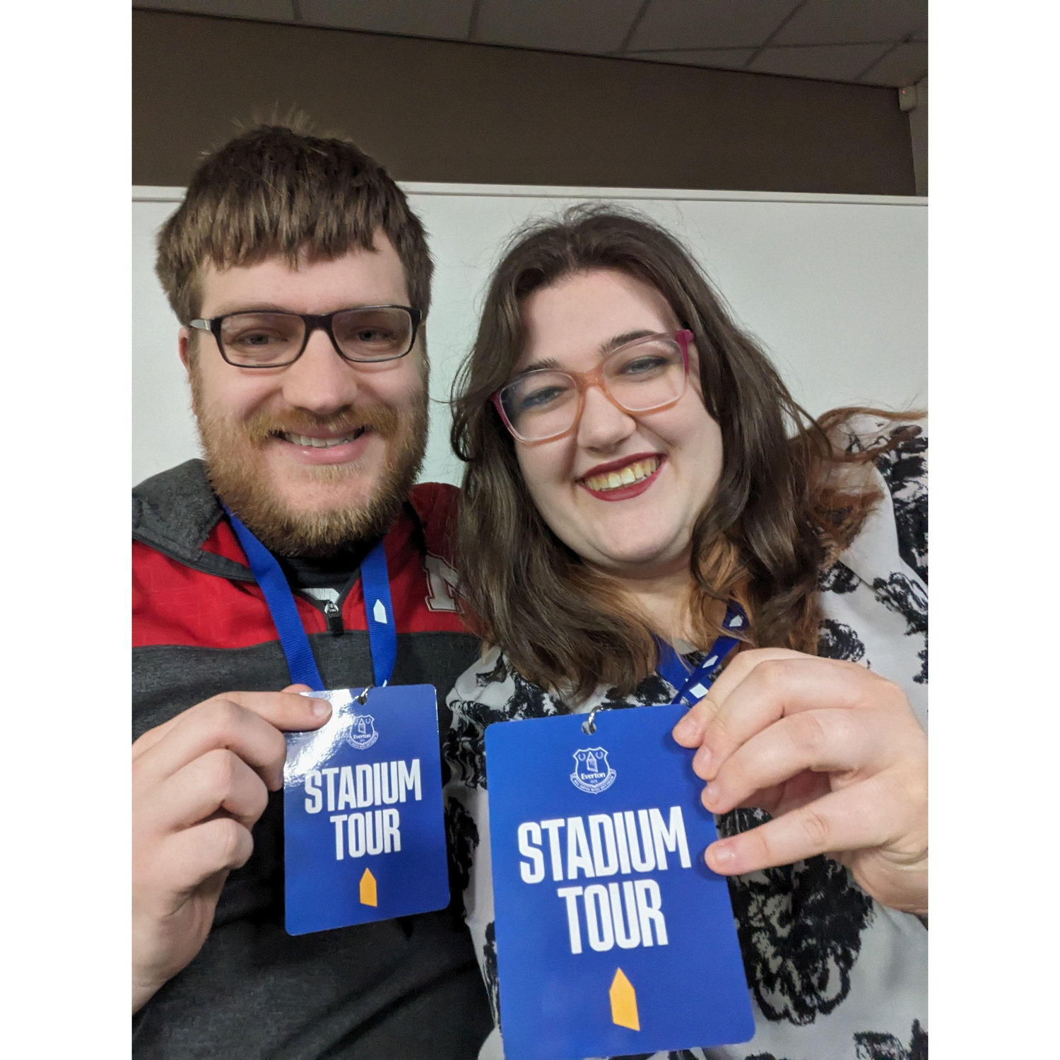 Stadium tour at Everton in Liverpool!