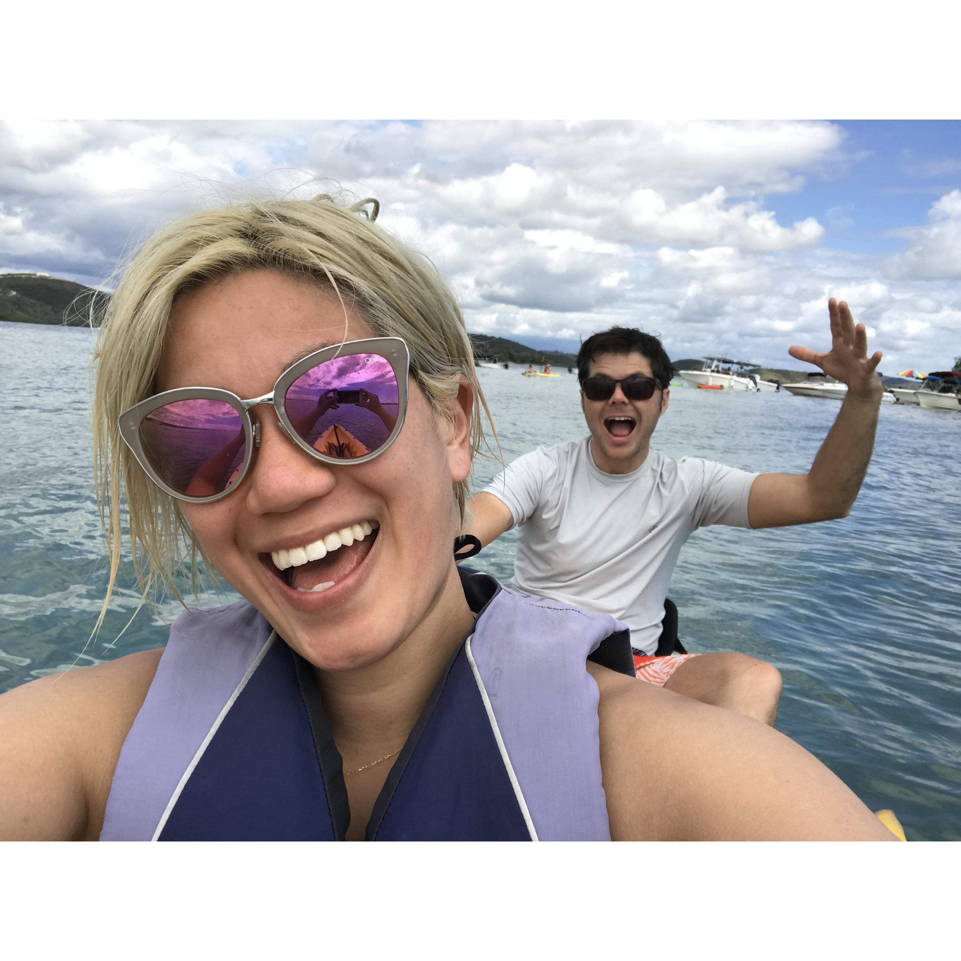 RAWR!!! in between mangroves of southern PR.