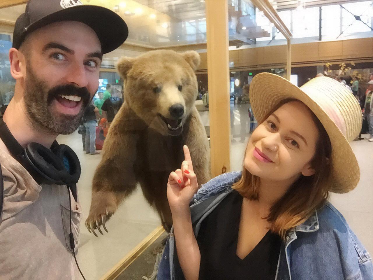 Airport in Fairbanks Alaska (2017). We went here in the summer when there was 20 hours of daylight.