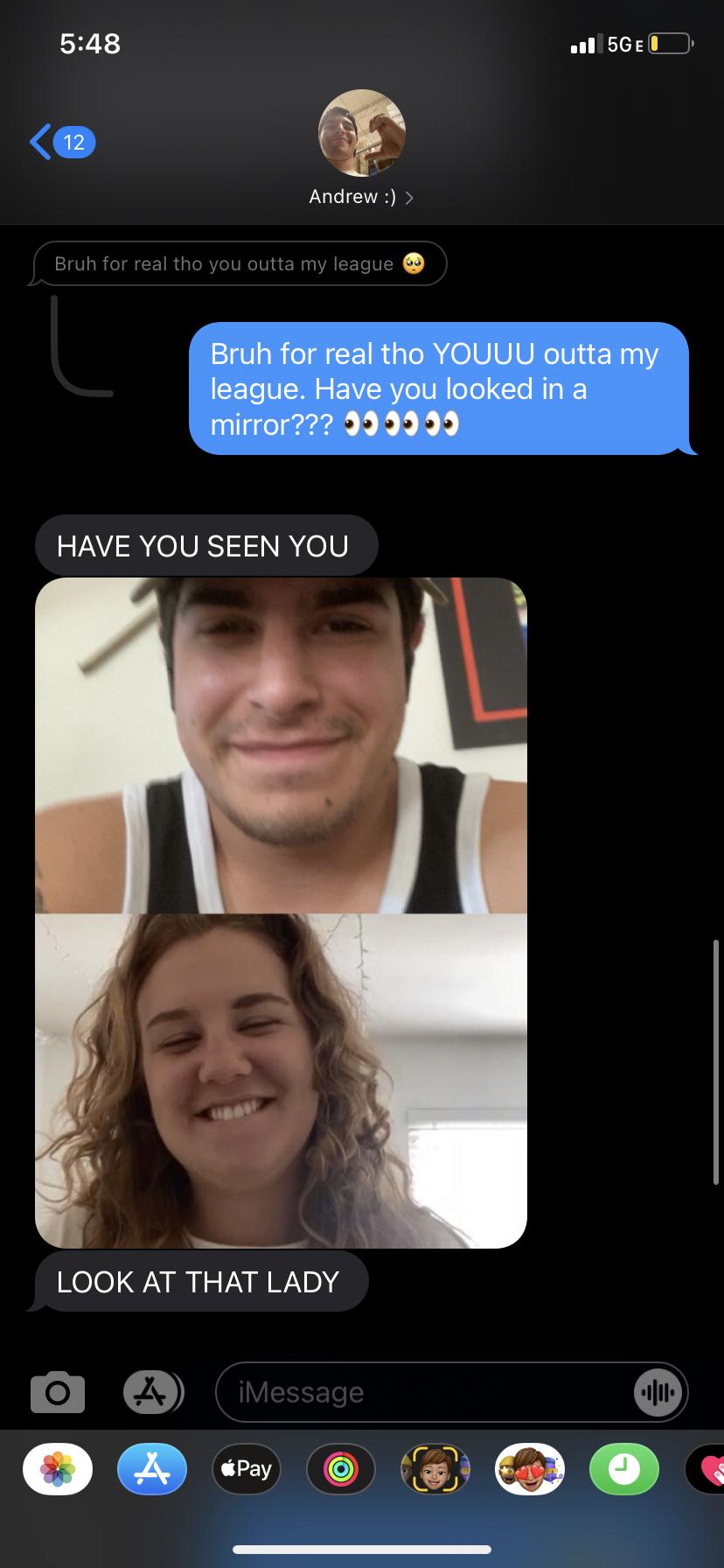 love this man :) lots of sweet texts and FaceTimes