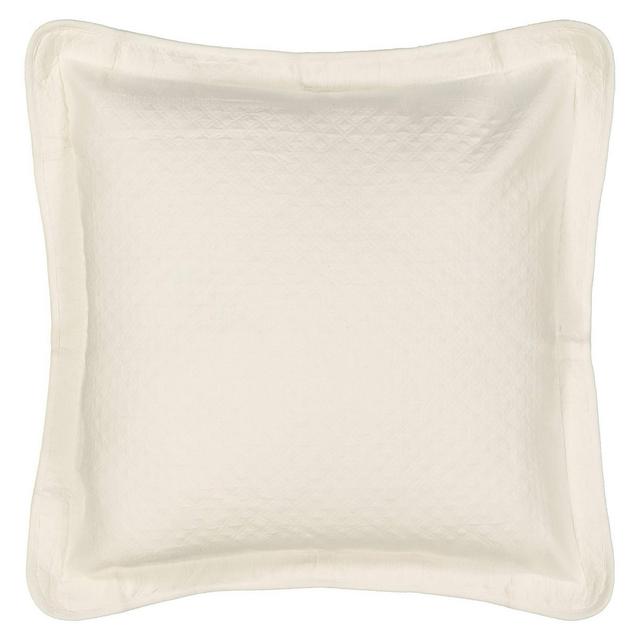 Ivory King Charles Matelasse Sham - Historic Charleston