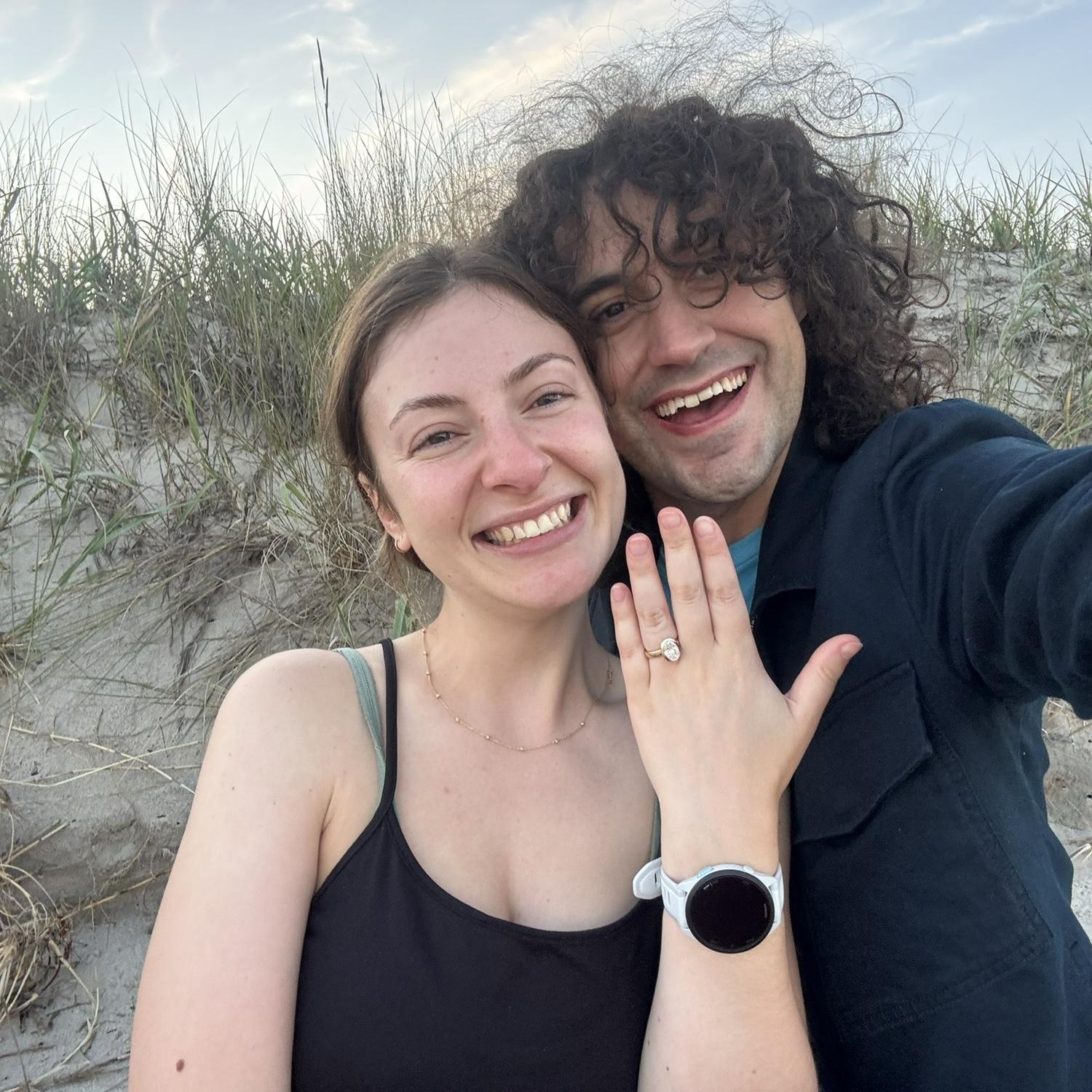 After we got engaged on August 29th!