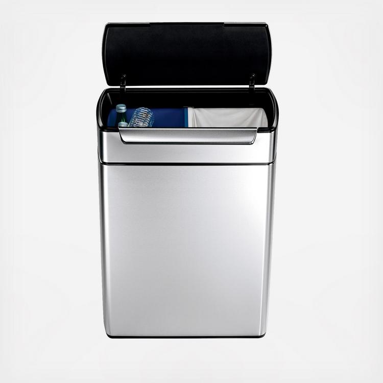 SimpleHuman White Trash & Recycling