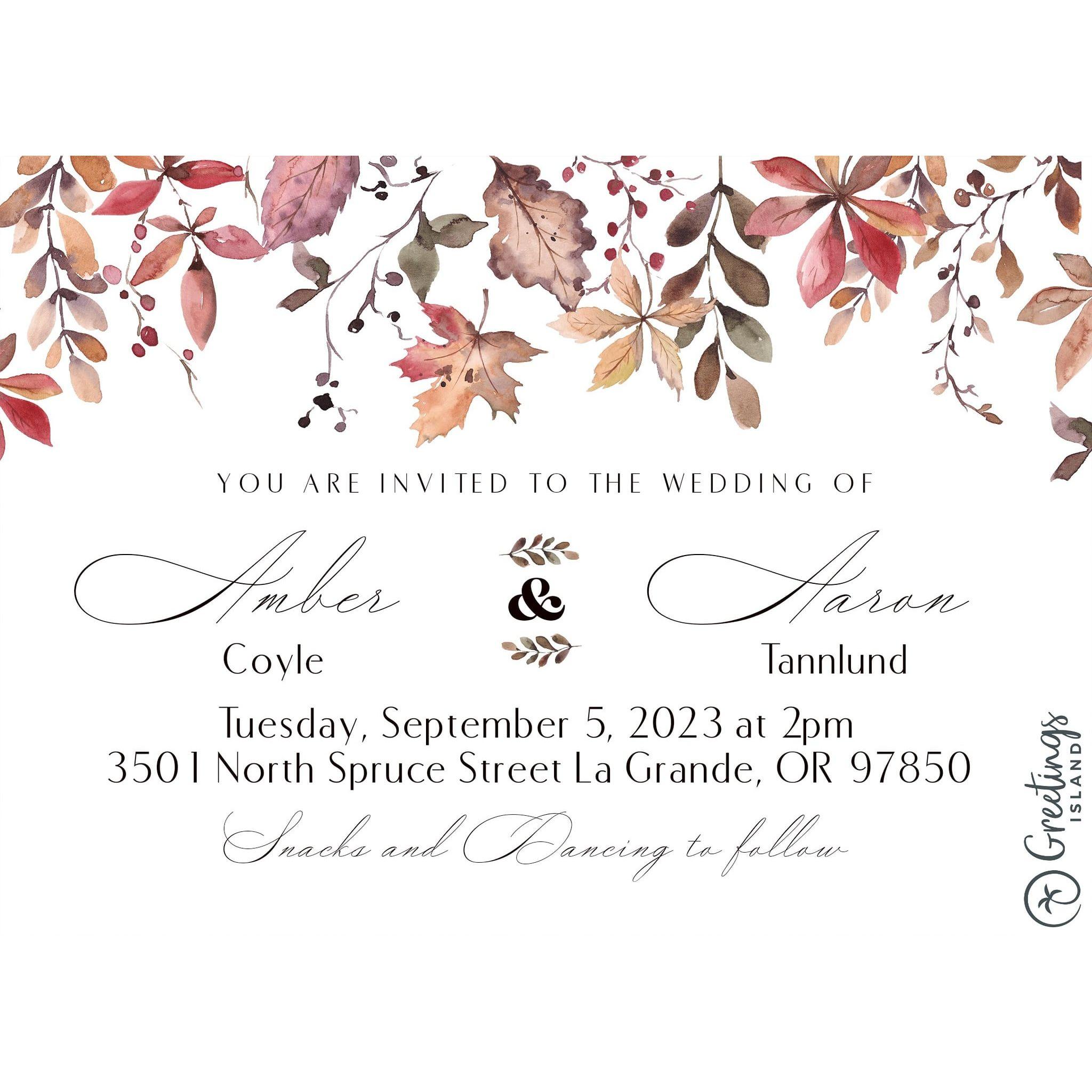 Our Wedding Invitation
