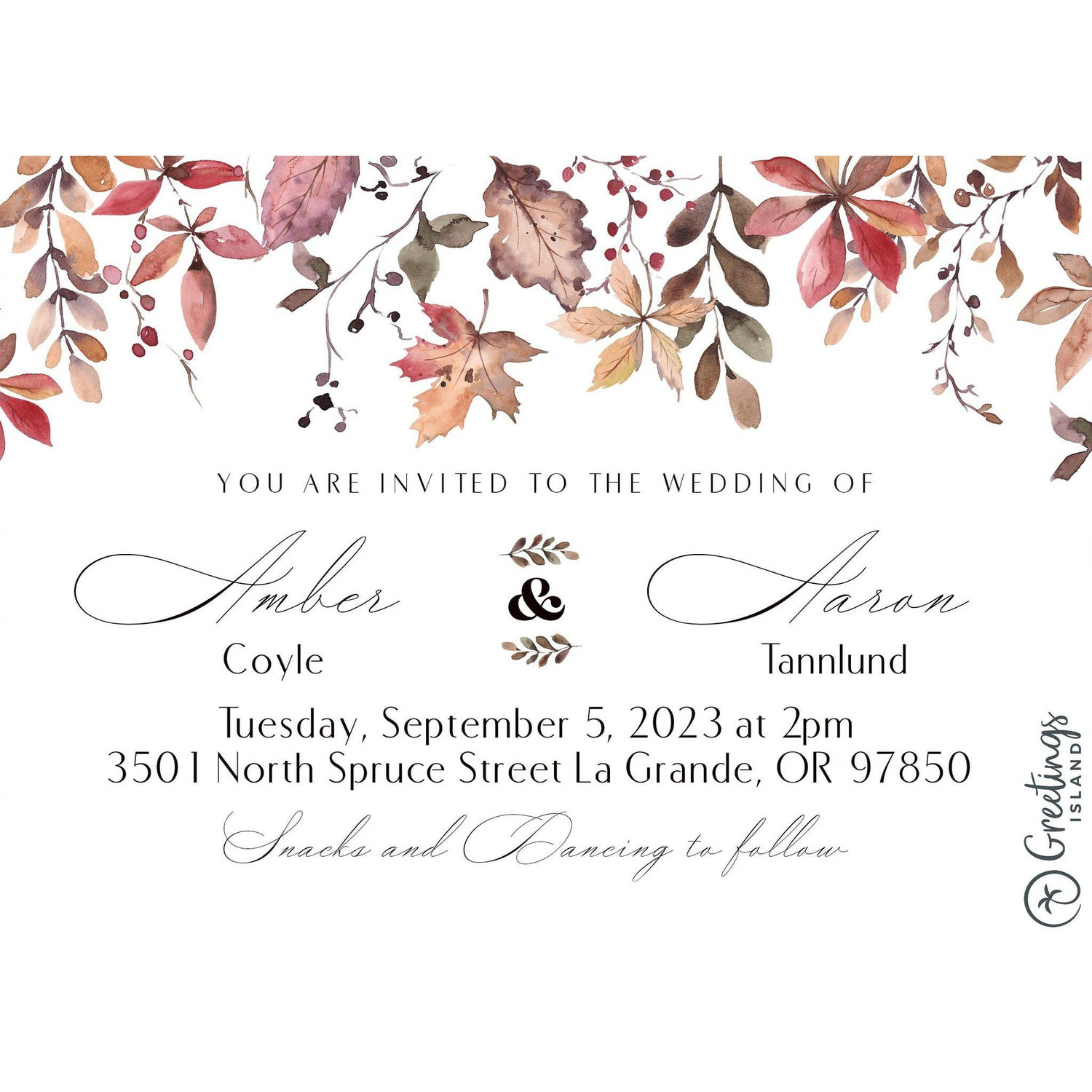 Our Wedding Invitation