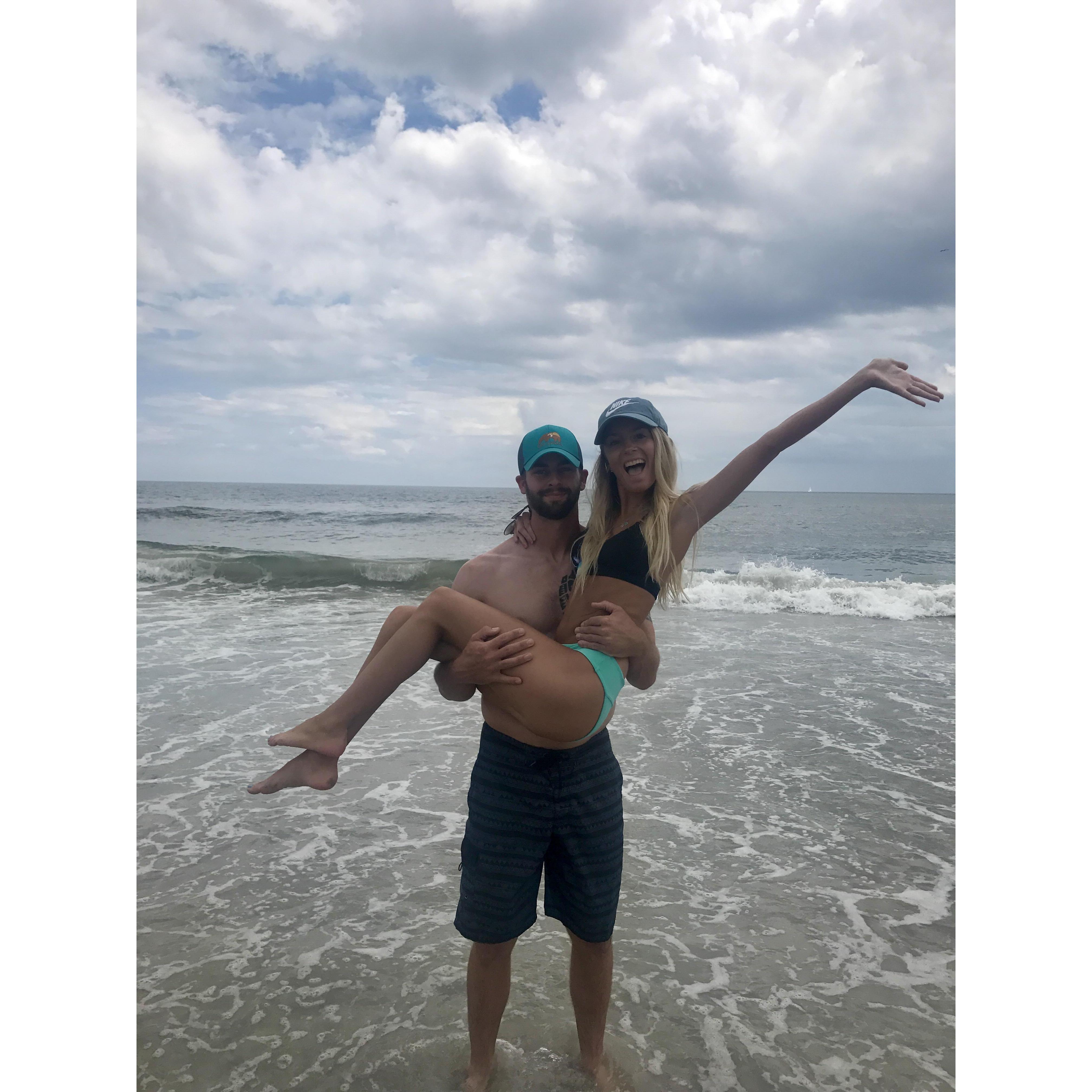 First beach trip together!