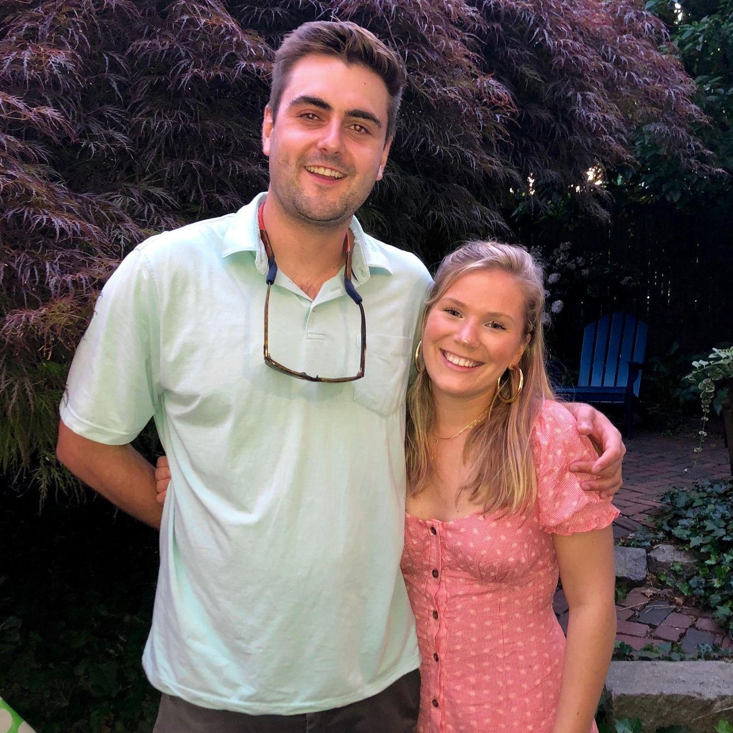 Only 3 months into dating and Gus attended Georgie's 25th birthday party where he was the only male guest (outside of her father). He was a hit with the ladies!